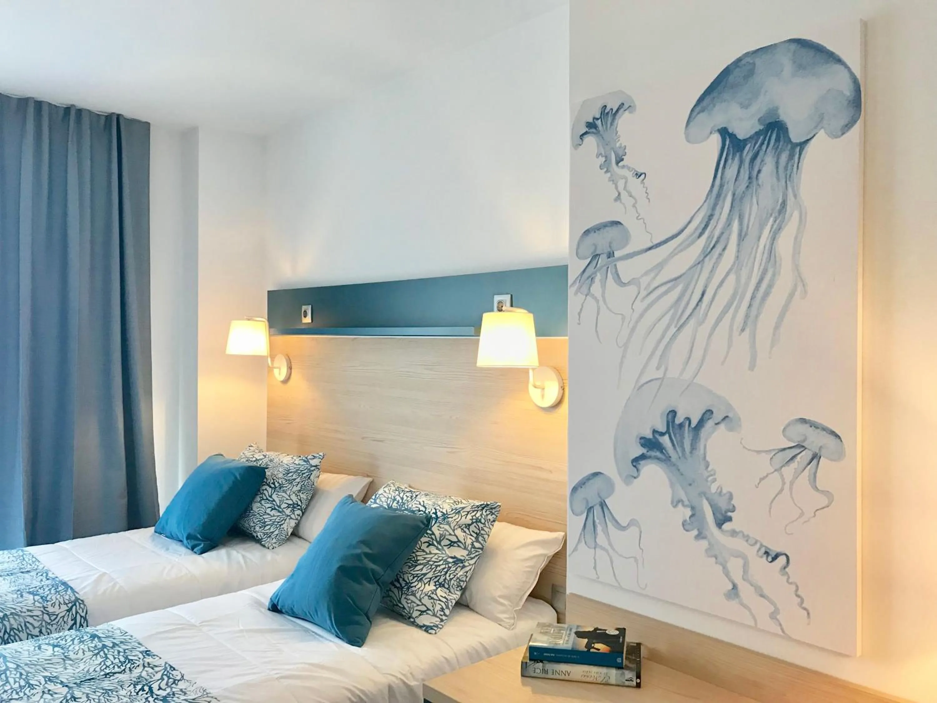 Bed in Hotel Salou Beach Family Rentalmar