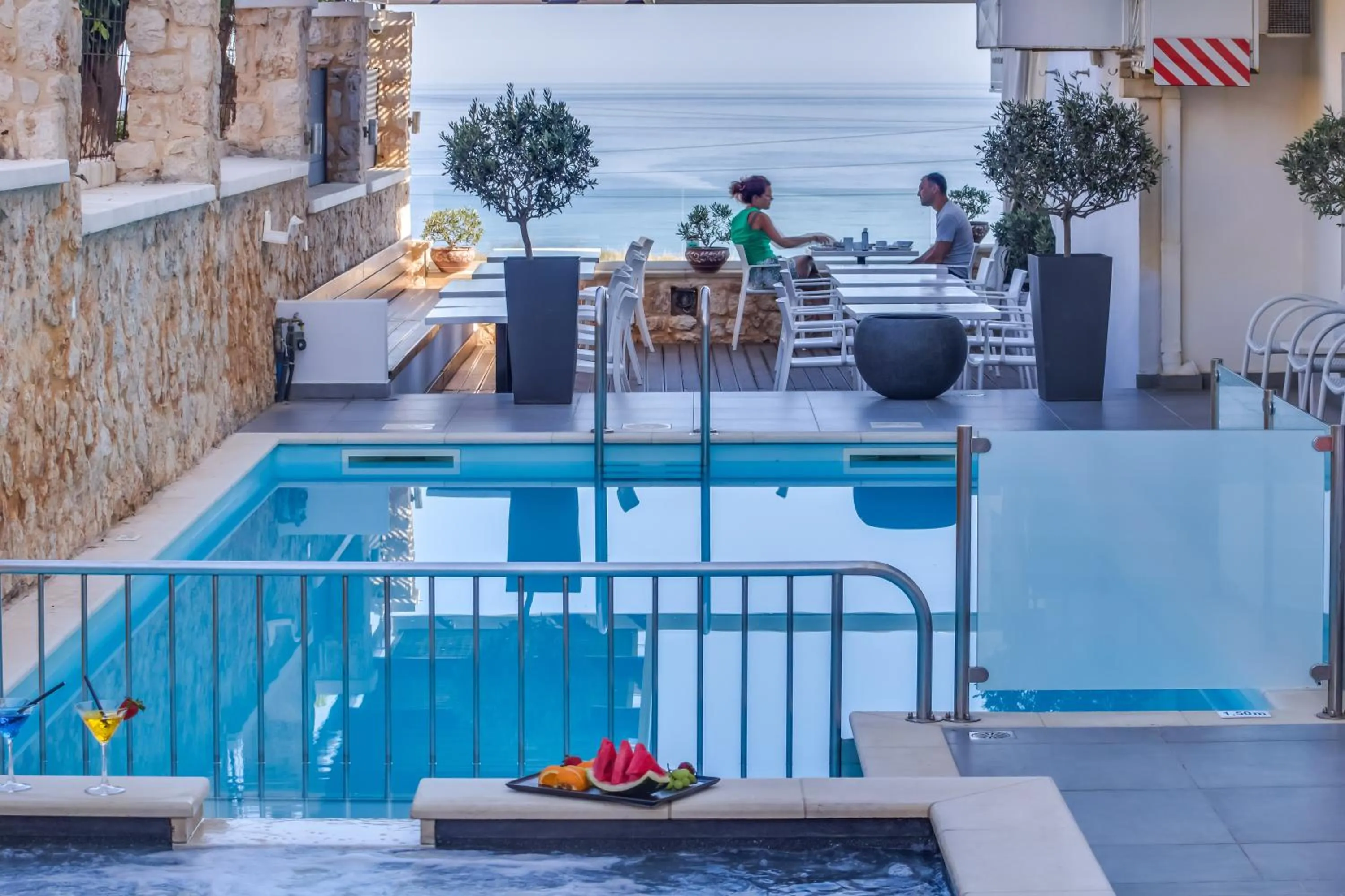 Patio in Alexis Hotel