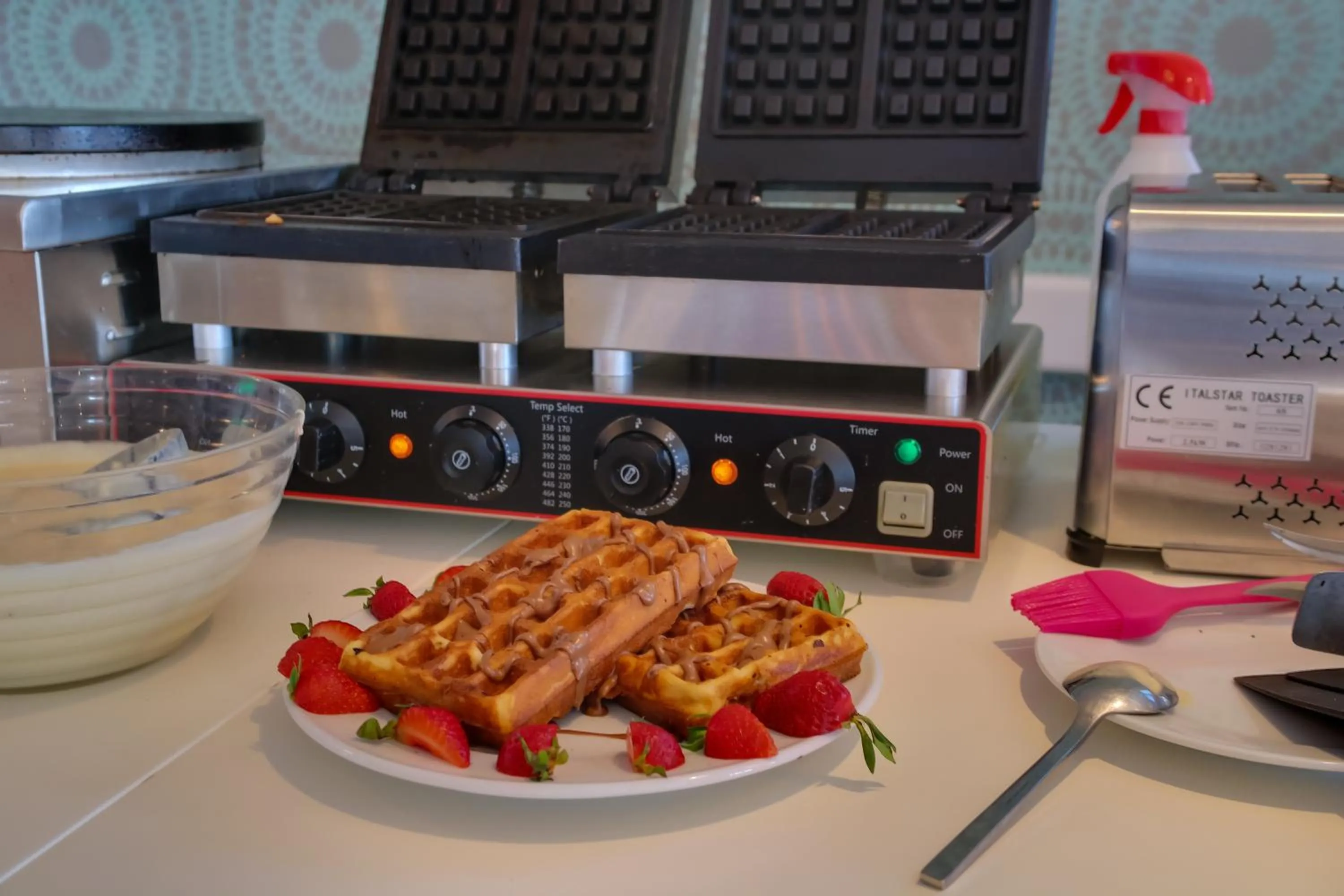 Food close-up in Alexis Hotel
