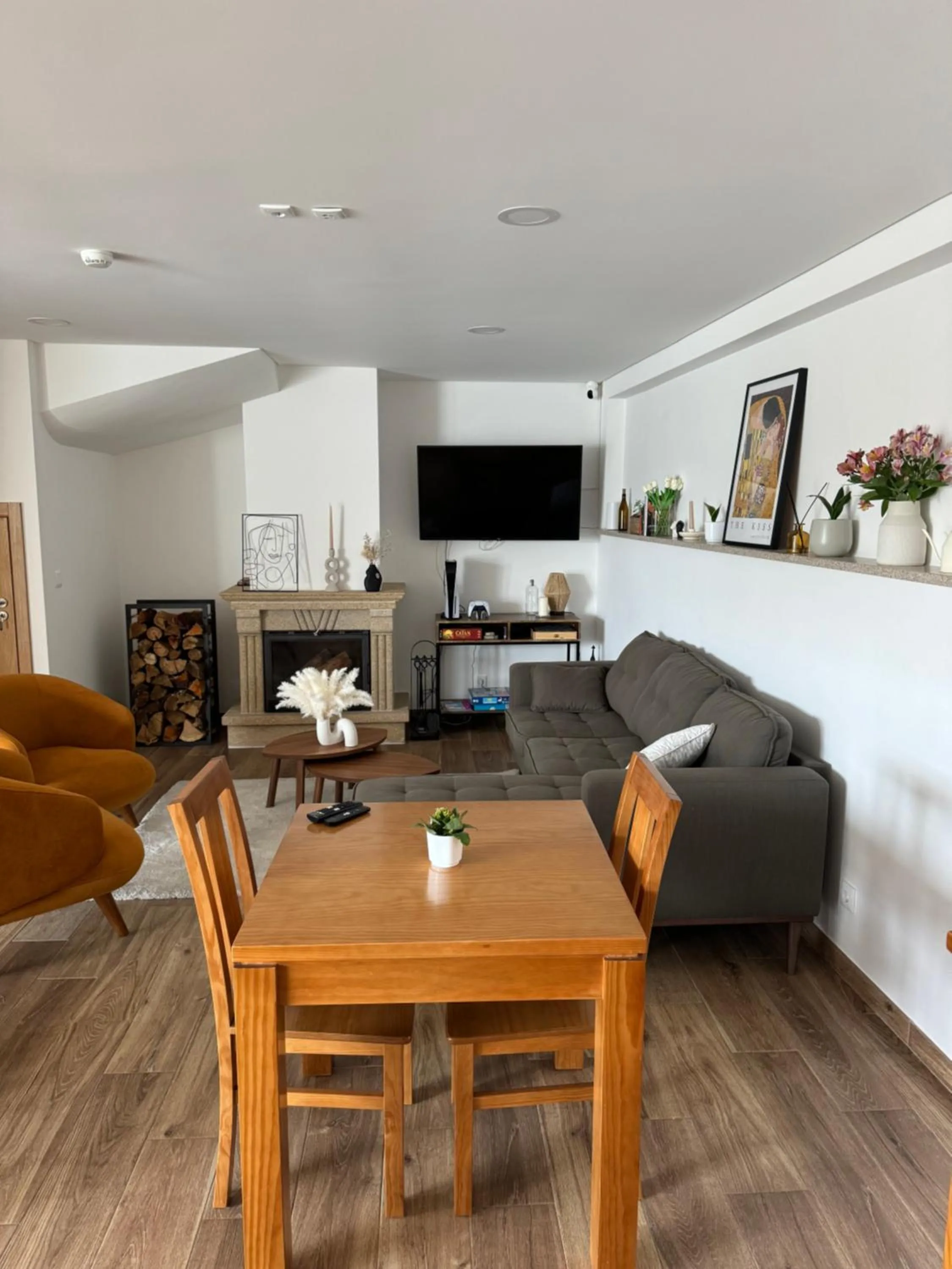 Seating area in Alojamento Jasmine