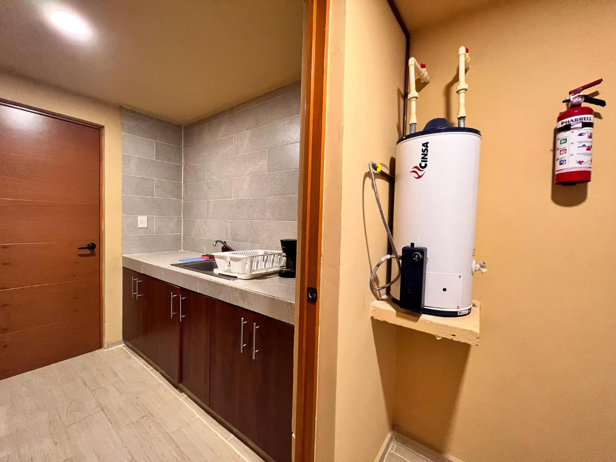 Kitchen or kitchenette in Depa Palenque I Cancun