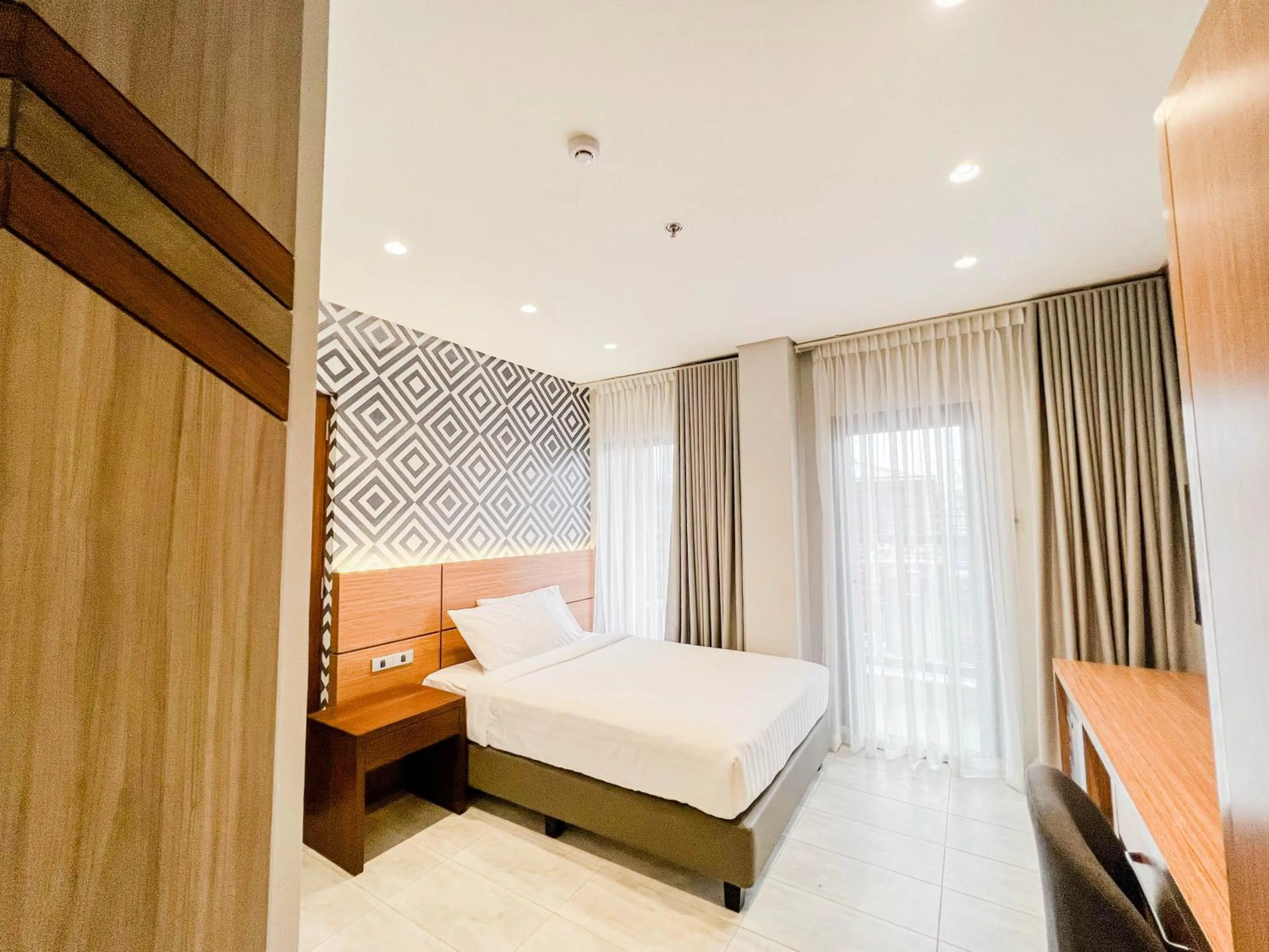 Bed in The Manaoag Hotel