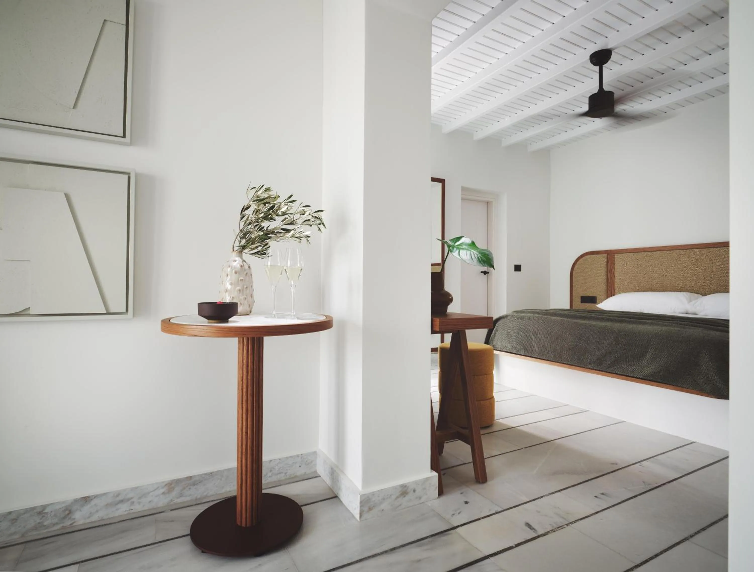 Photo of the whole room, Bed in NUMO Mykonos Boutique Resort