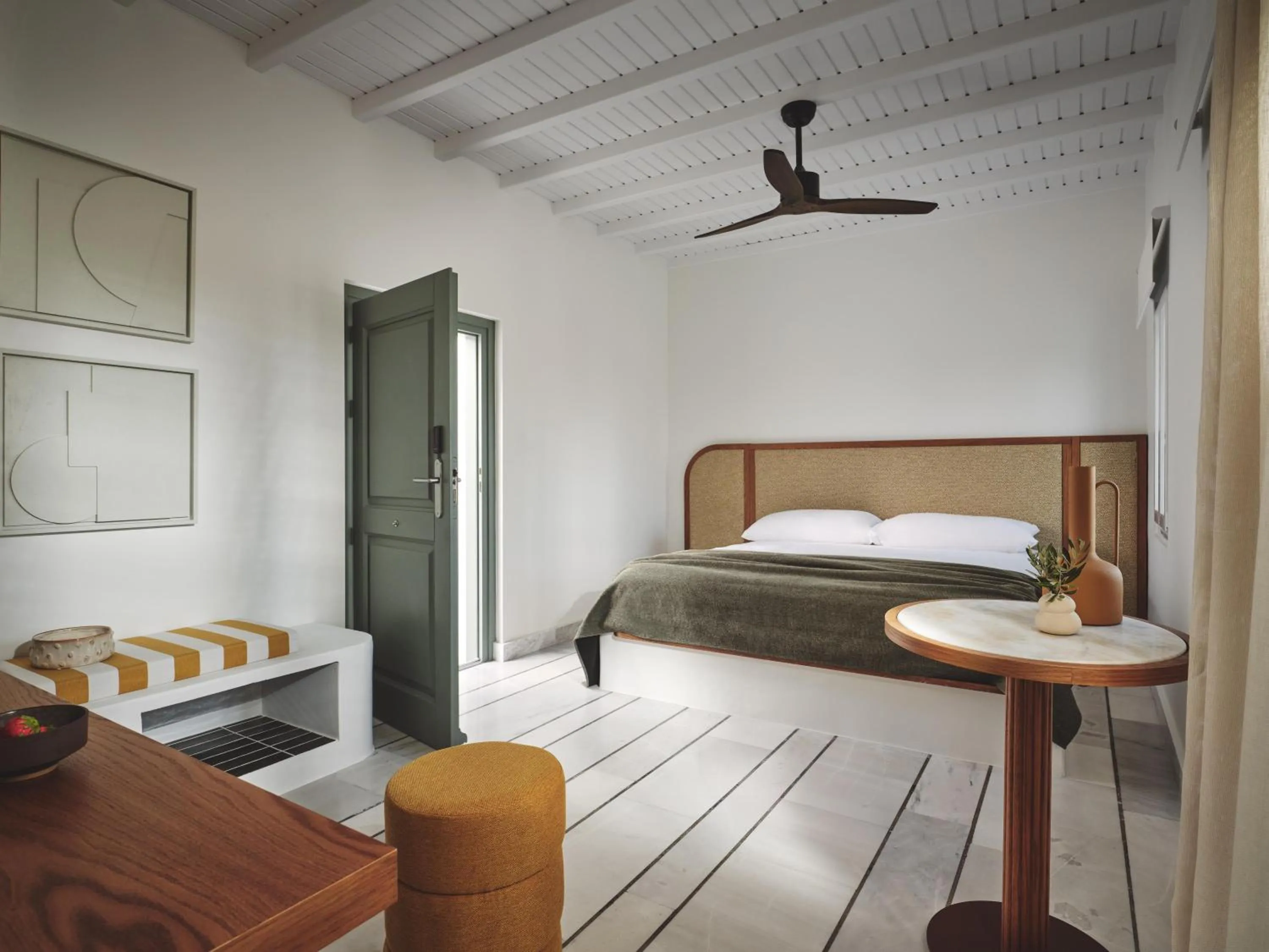 Photo of the whole room, Bed in NUMO Mykonos Boutique Resort