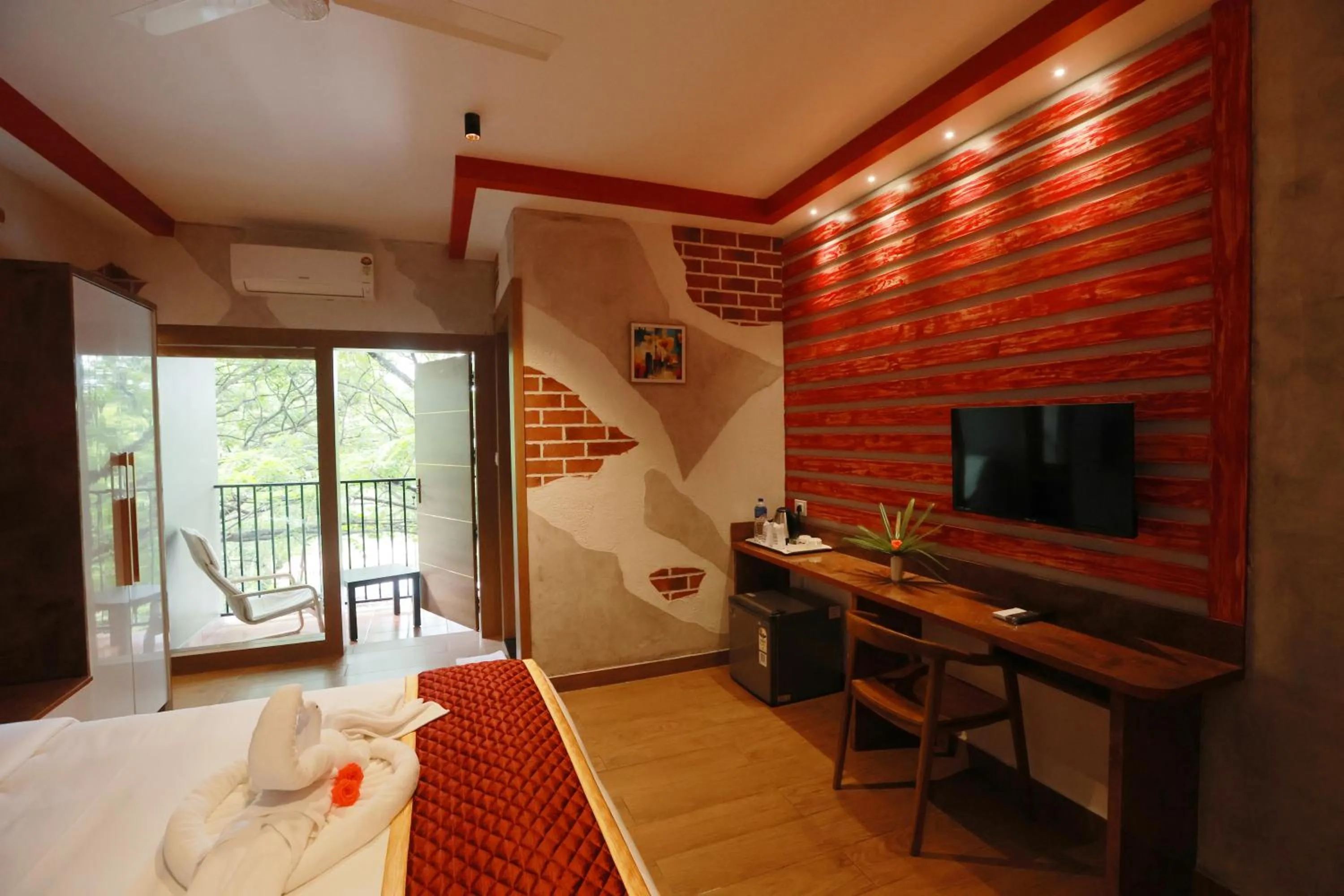 Bedroom, Bed in CMK HABITAT CENTRE