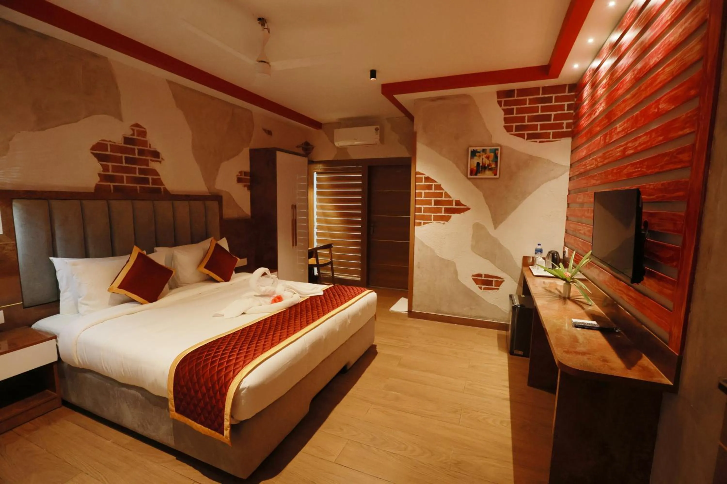 Bedroom, Bed in CMK HABITAT CENTRE