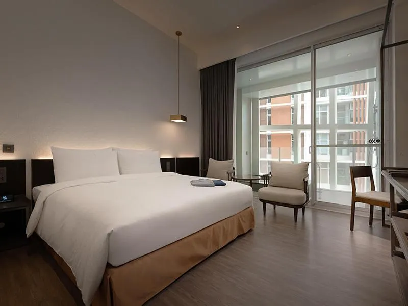 Facility for disabled guests, Bed in Orient Luxury Hotel-Jiaoxi