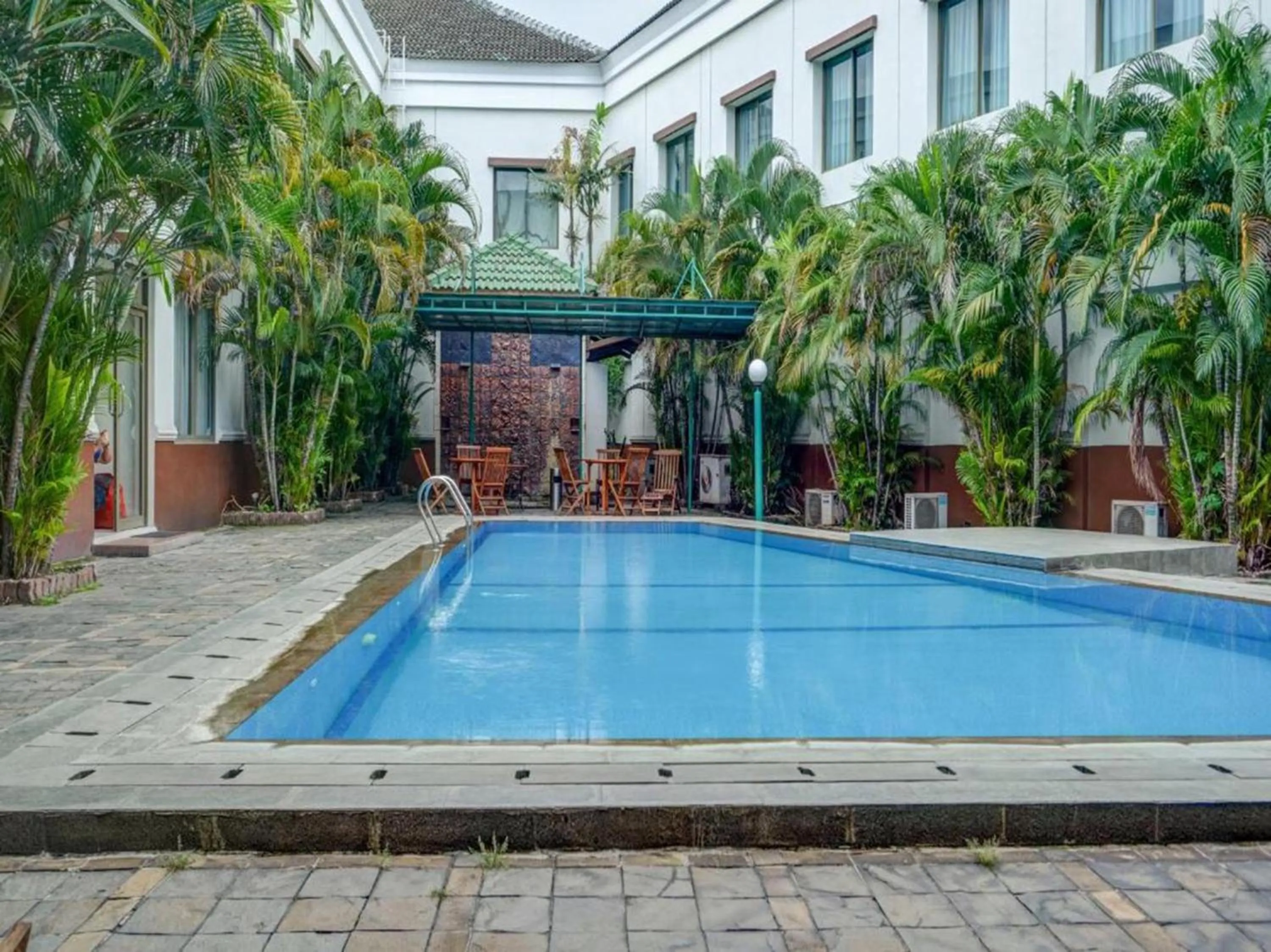 Swimming pool in Grand Cikarang Hotel