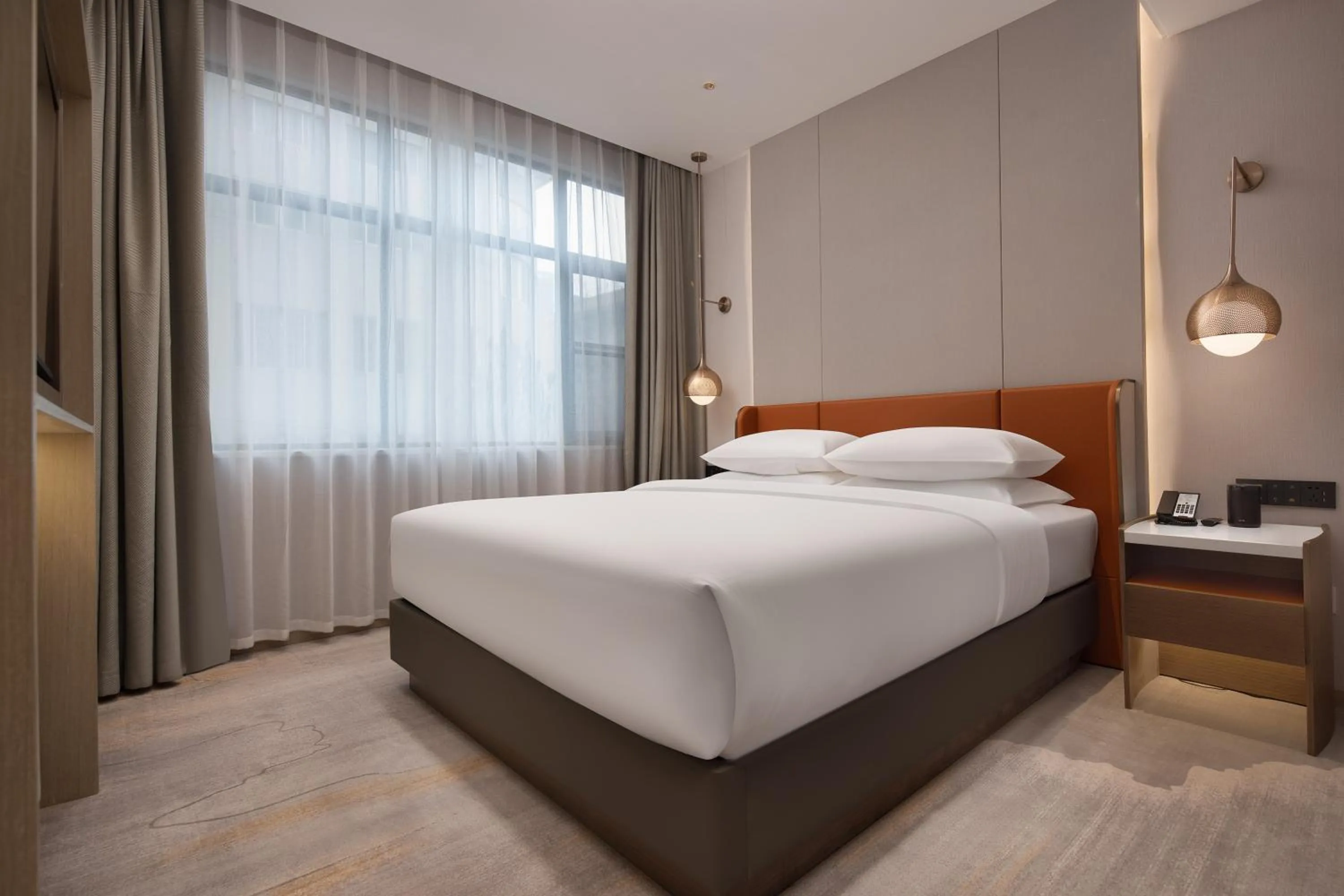 Bedroom, Bed in Home2 Suites By Hilton Wuhan Hankou Railway Station