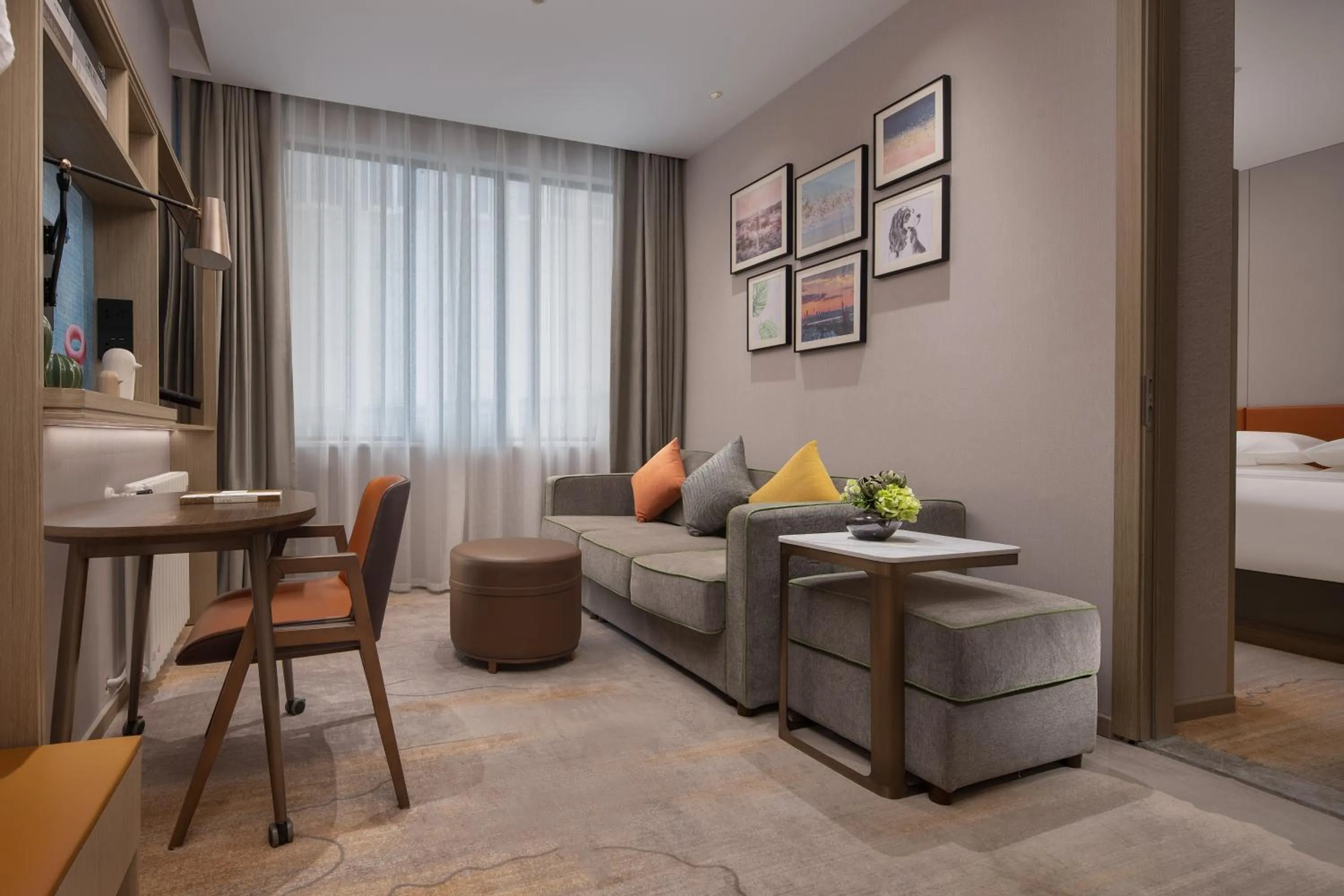 Living room in Home2 Suites By Hilton Wuhan Hankou Railway Station