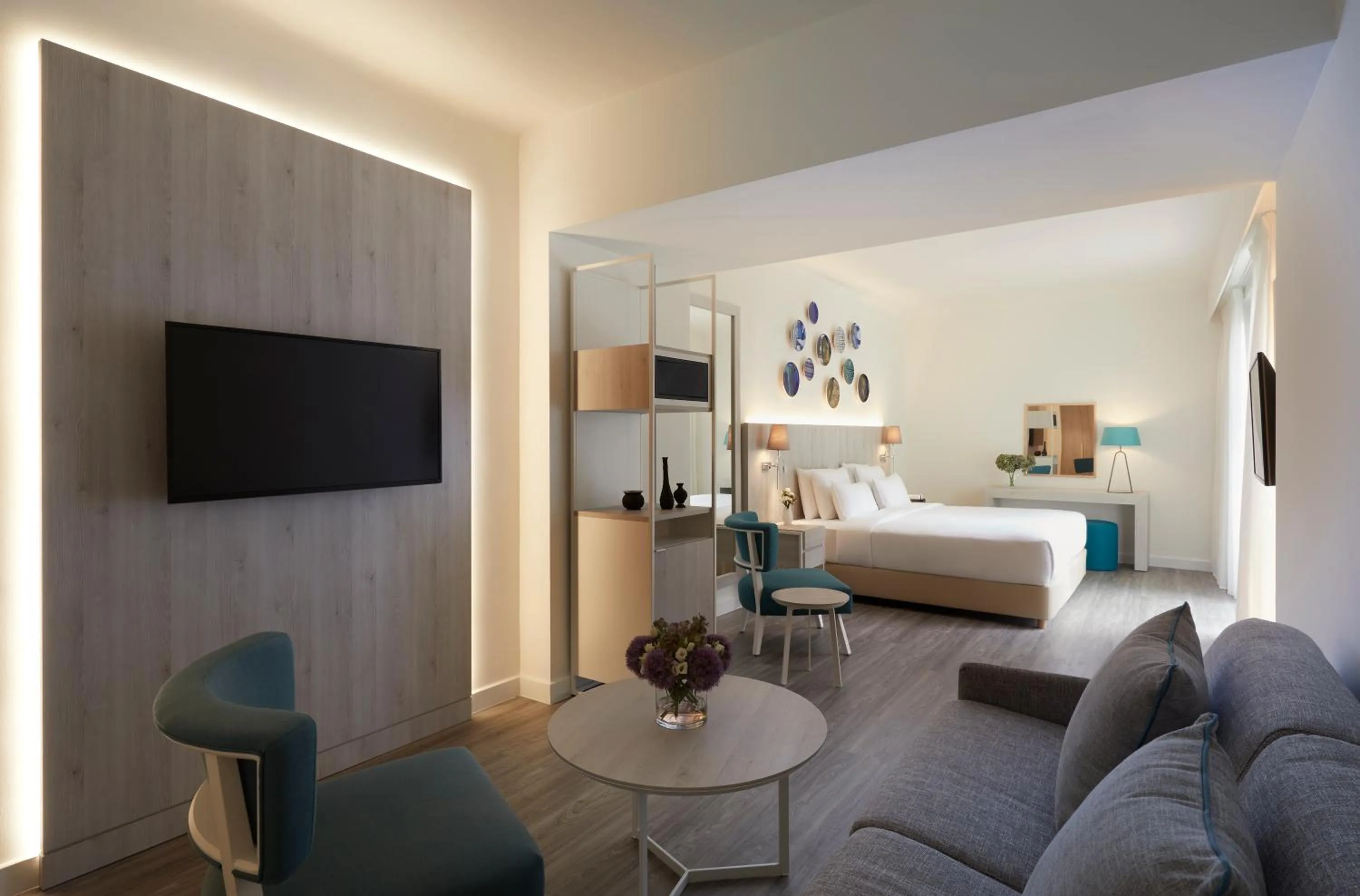 Bedroom in Rhodes Bay Hotel & Spa