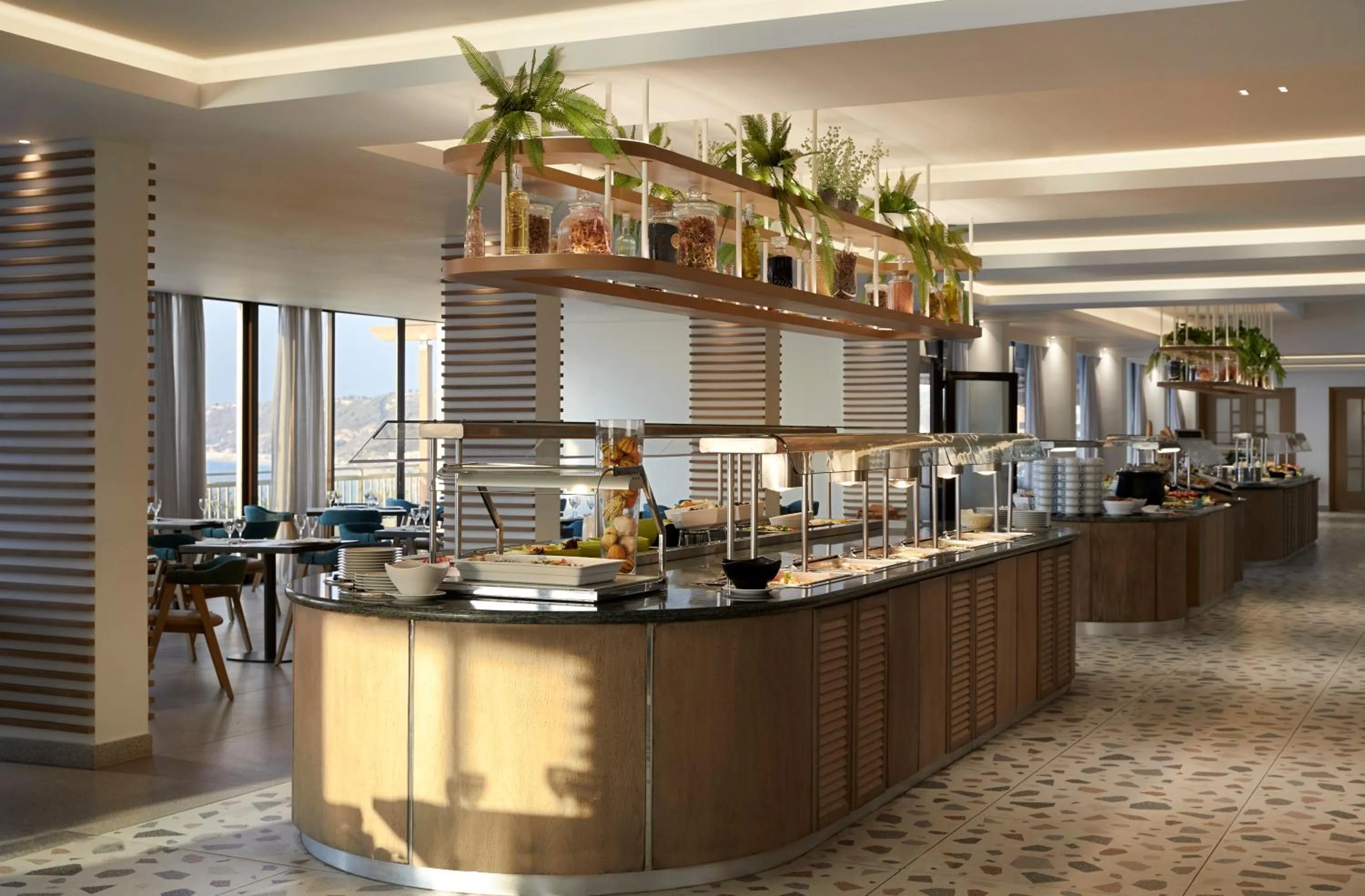 Restaurant/places to eat in Rhodes Bay Hotel & Spa