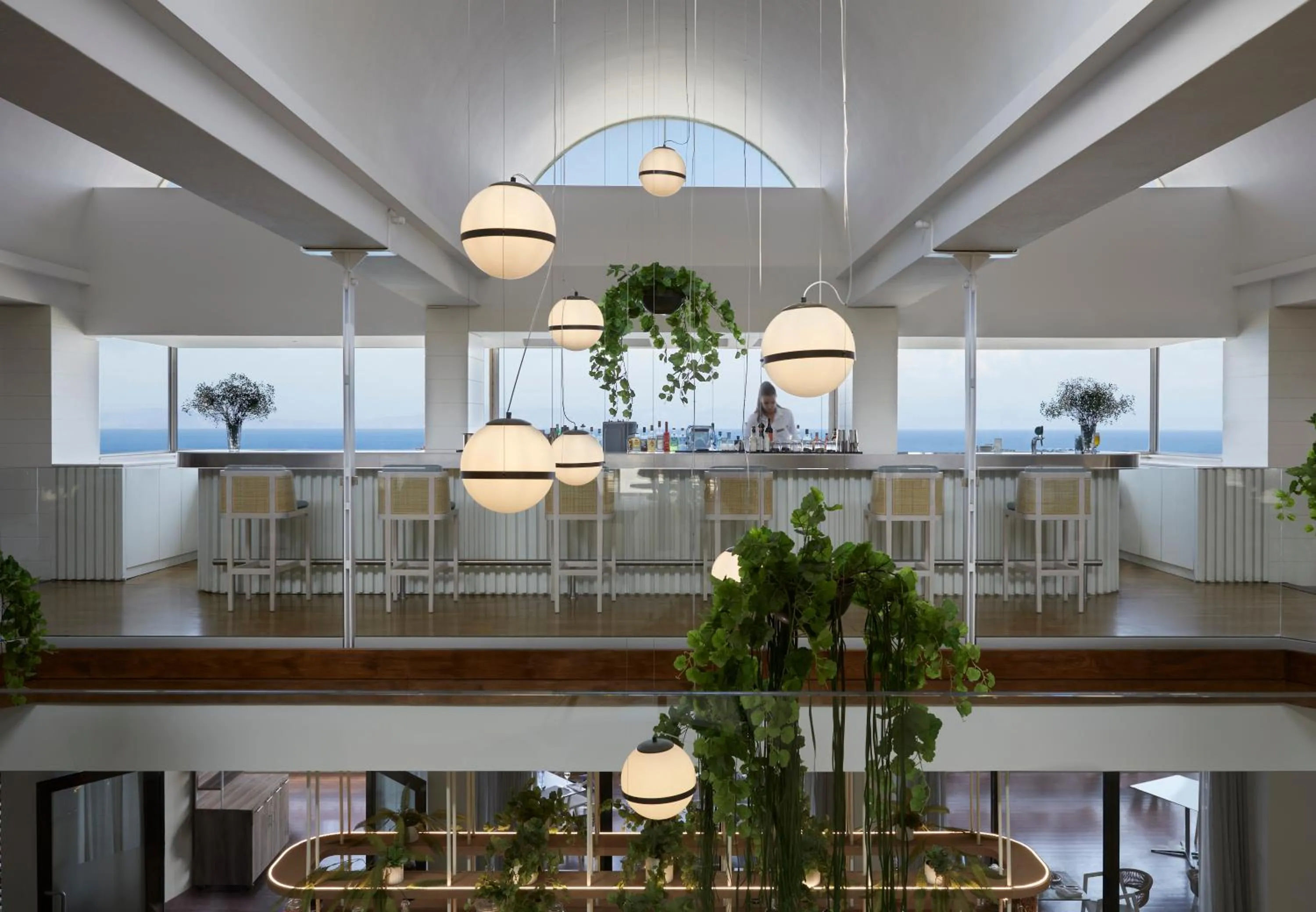 Lounge or bar in Rhodes Bay Hotel & Spa