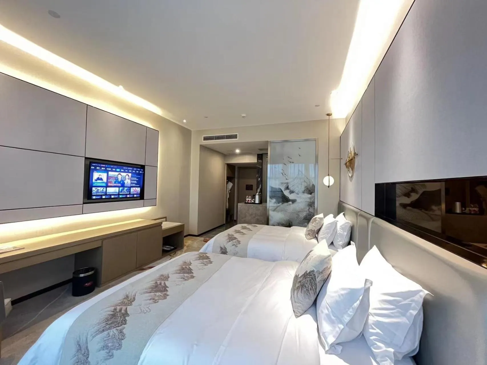 Bed in Qingyuan Argyle Hotel