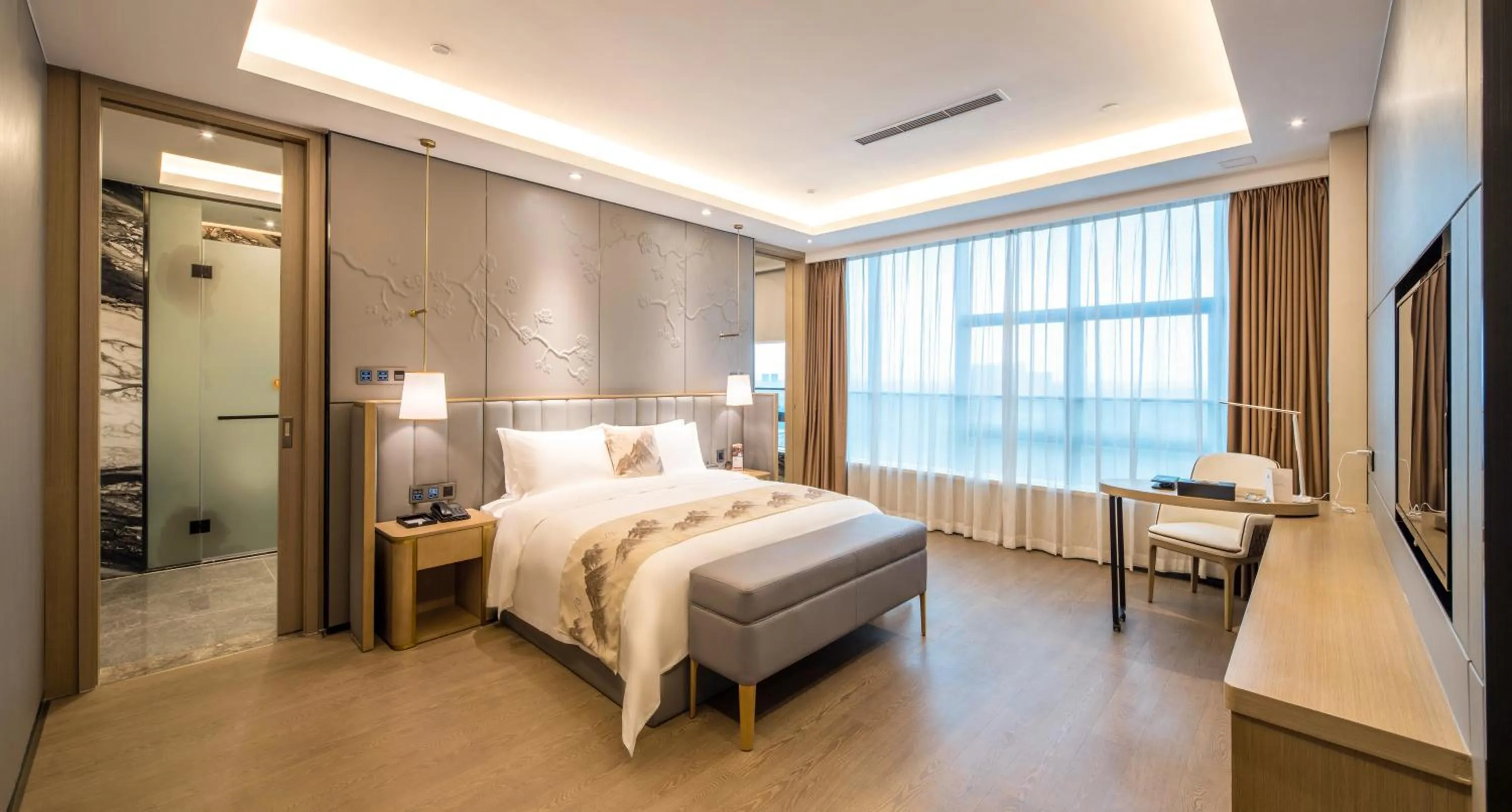 Bed in Qingyuan Argyle Hotel