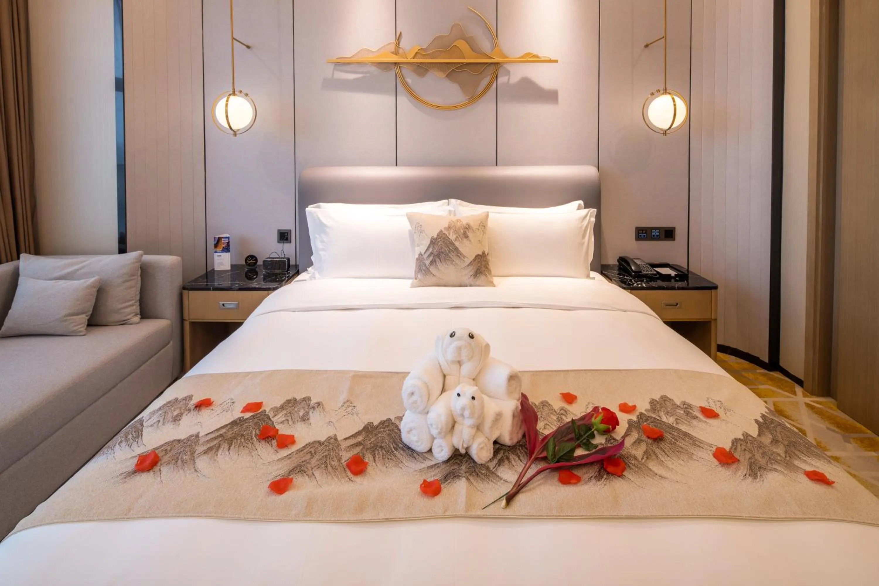 Bed in Qingyuan Argyle Hotel