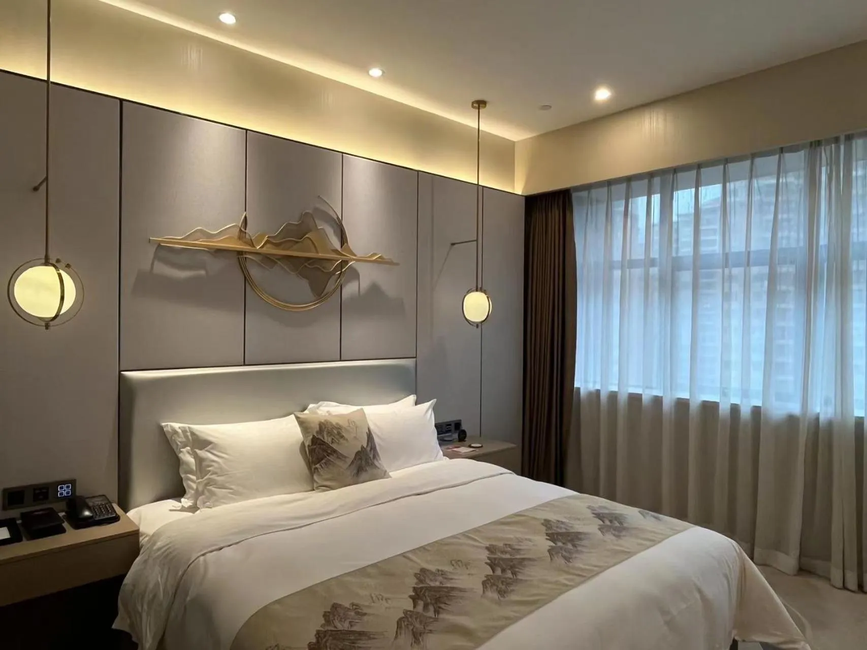 Bed in Qingyuan Argyle Hotel