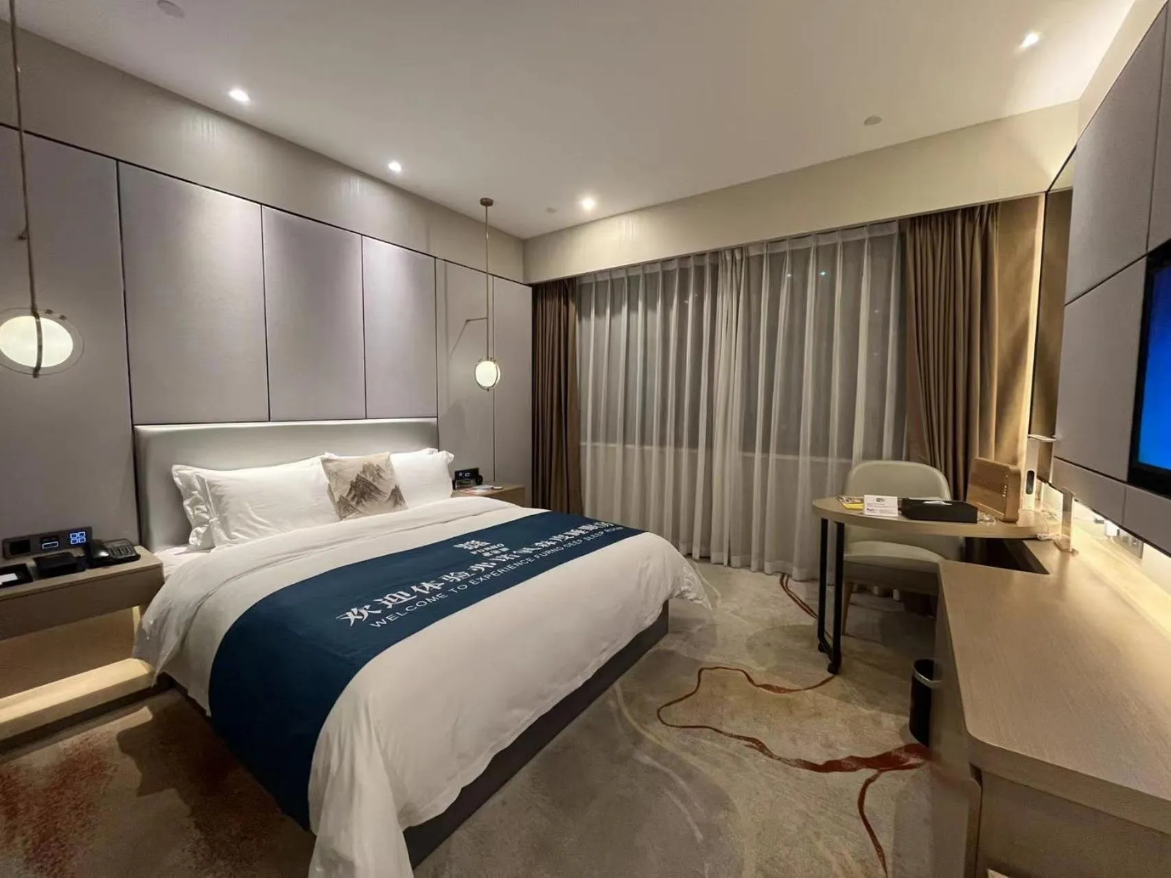 Bed in Qingyuan Argyle Hotel