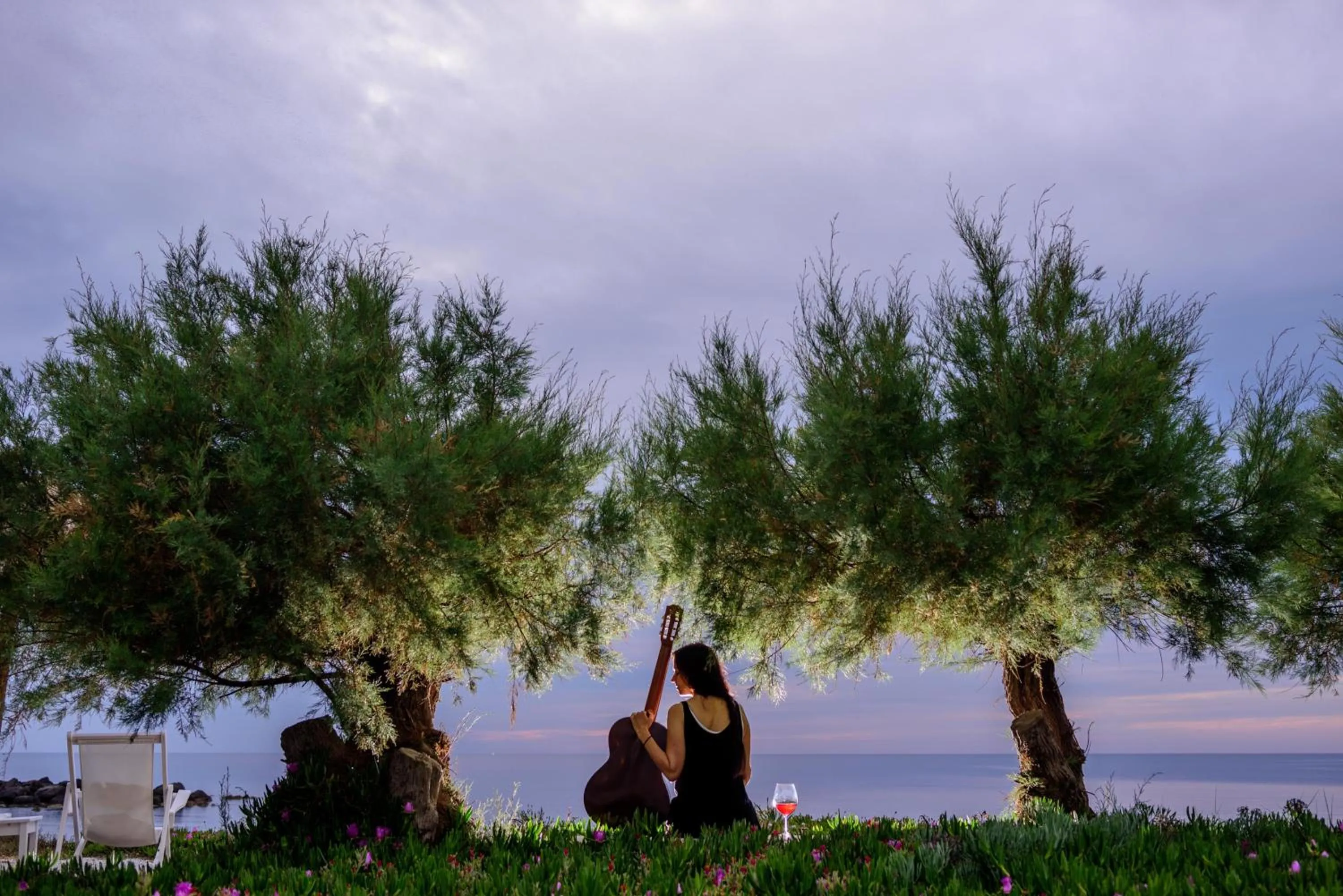 Natural landscape in Nefeli Sunset Studios