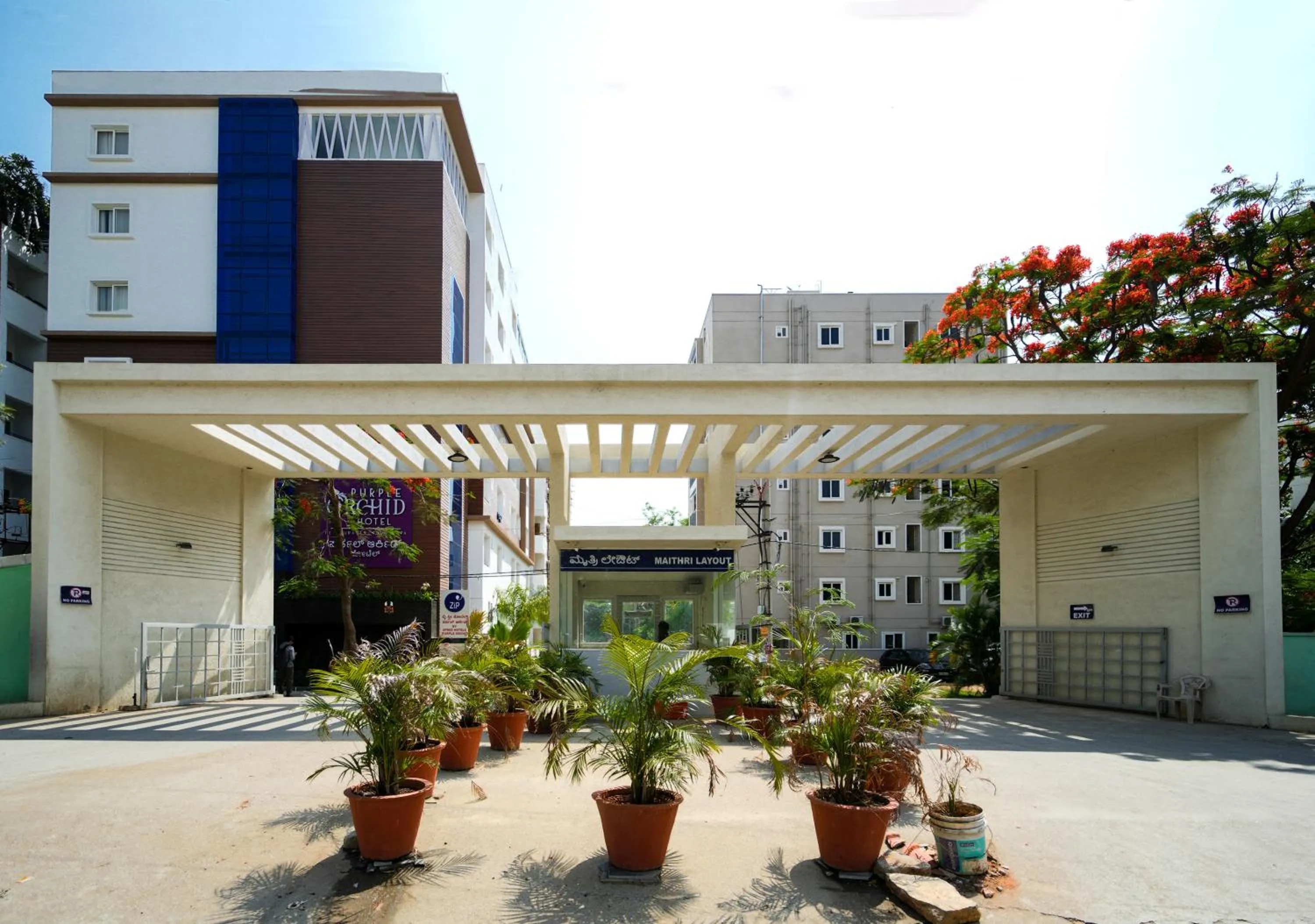 Facade/entrance in Zip By Spree Hotels PurpleOrchid Whitefield