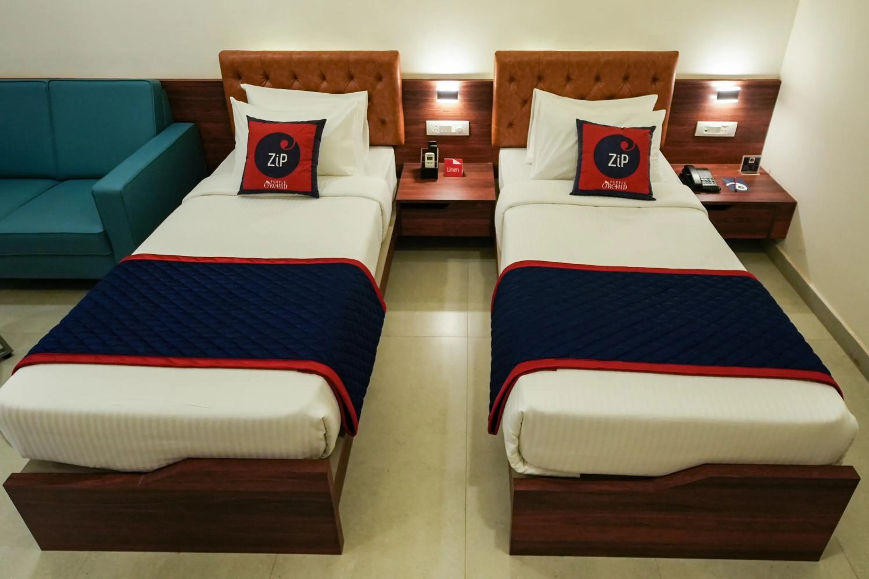 Bedroom, Bed in Zip By Spree Hotels PurpleOrchid Whitefield