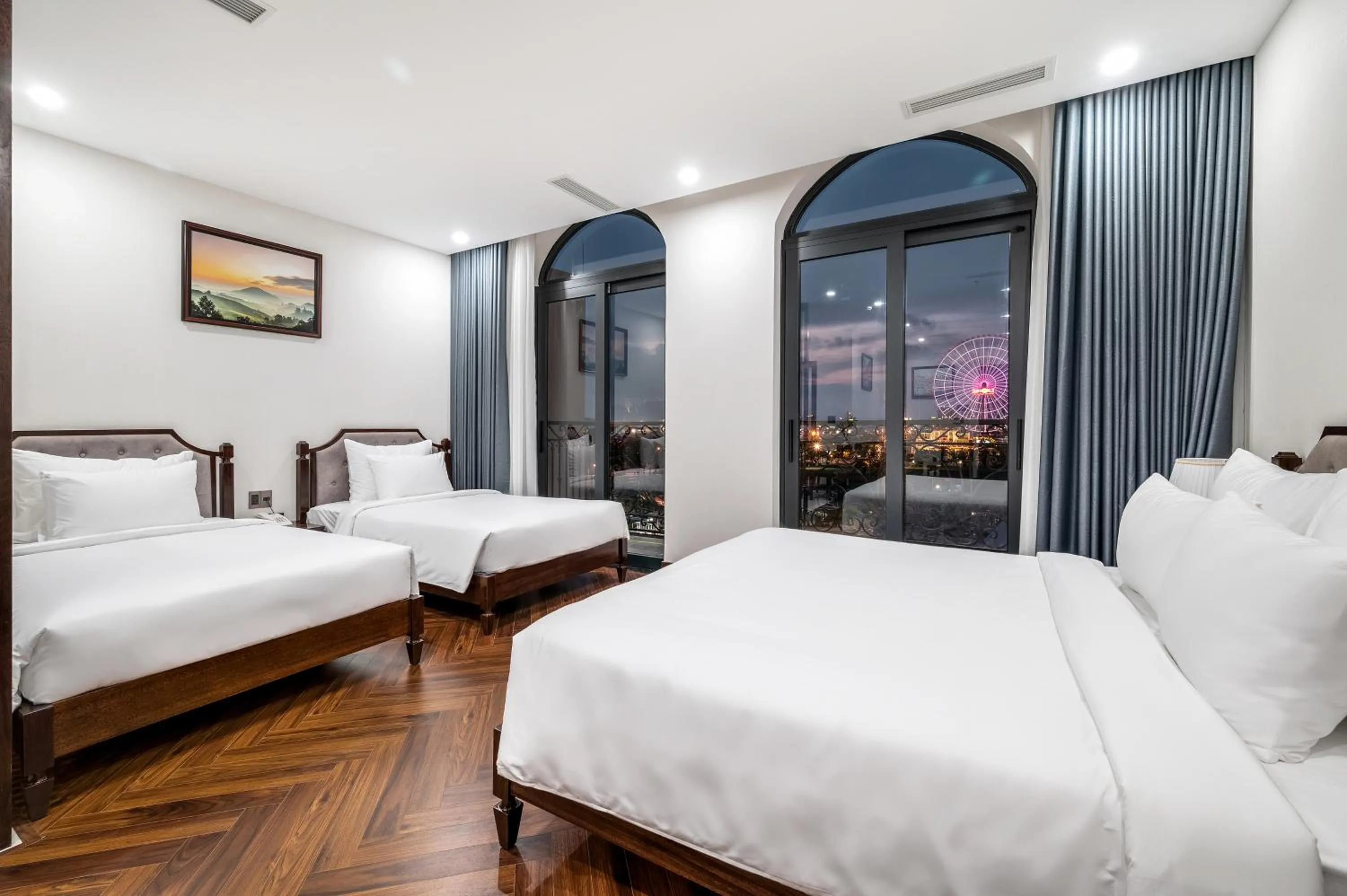 Bed in Florence Hotel