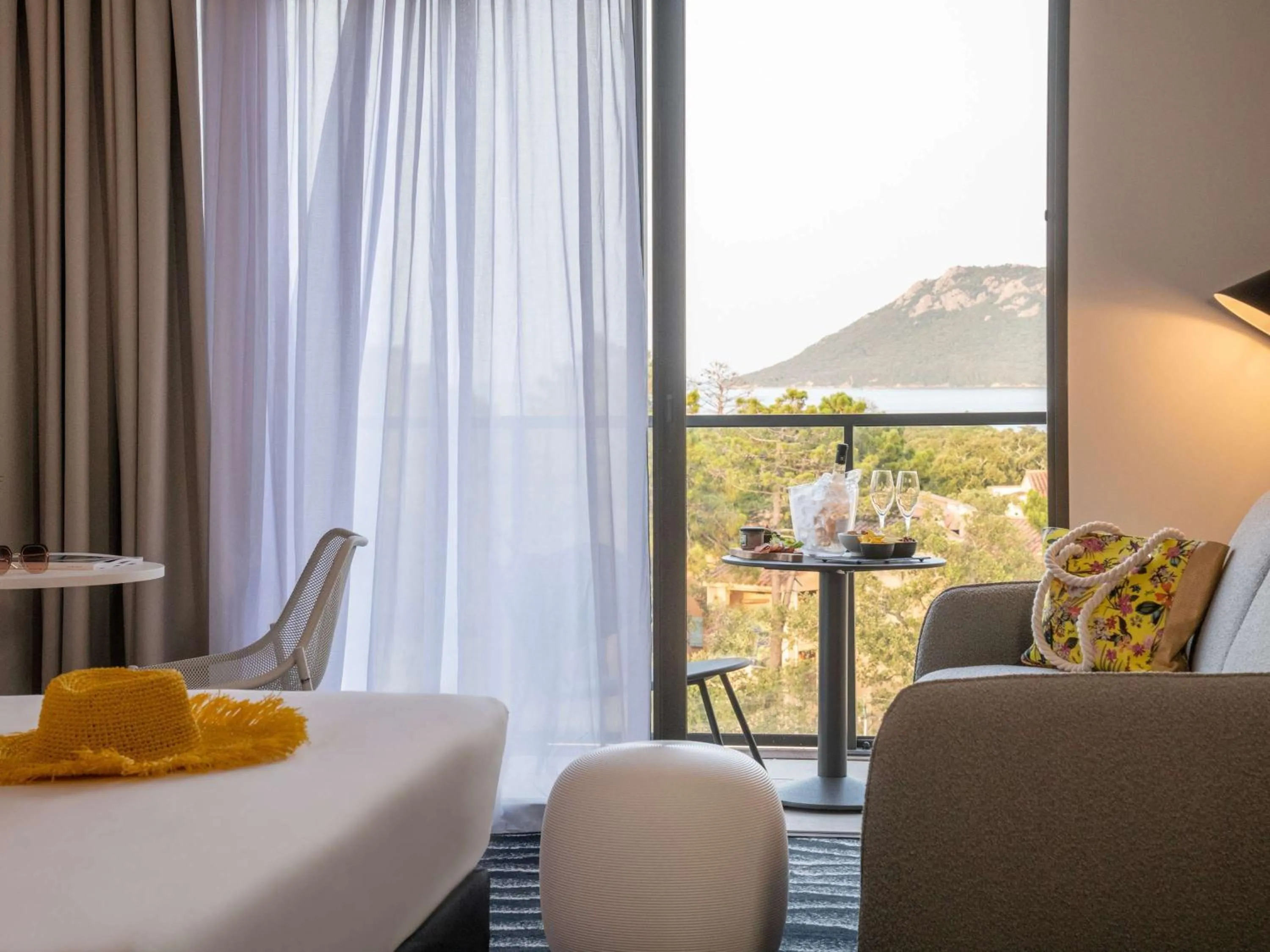 Double Room with Sofa Bed and Terrace in ibis Styles Porto Vecchio