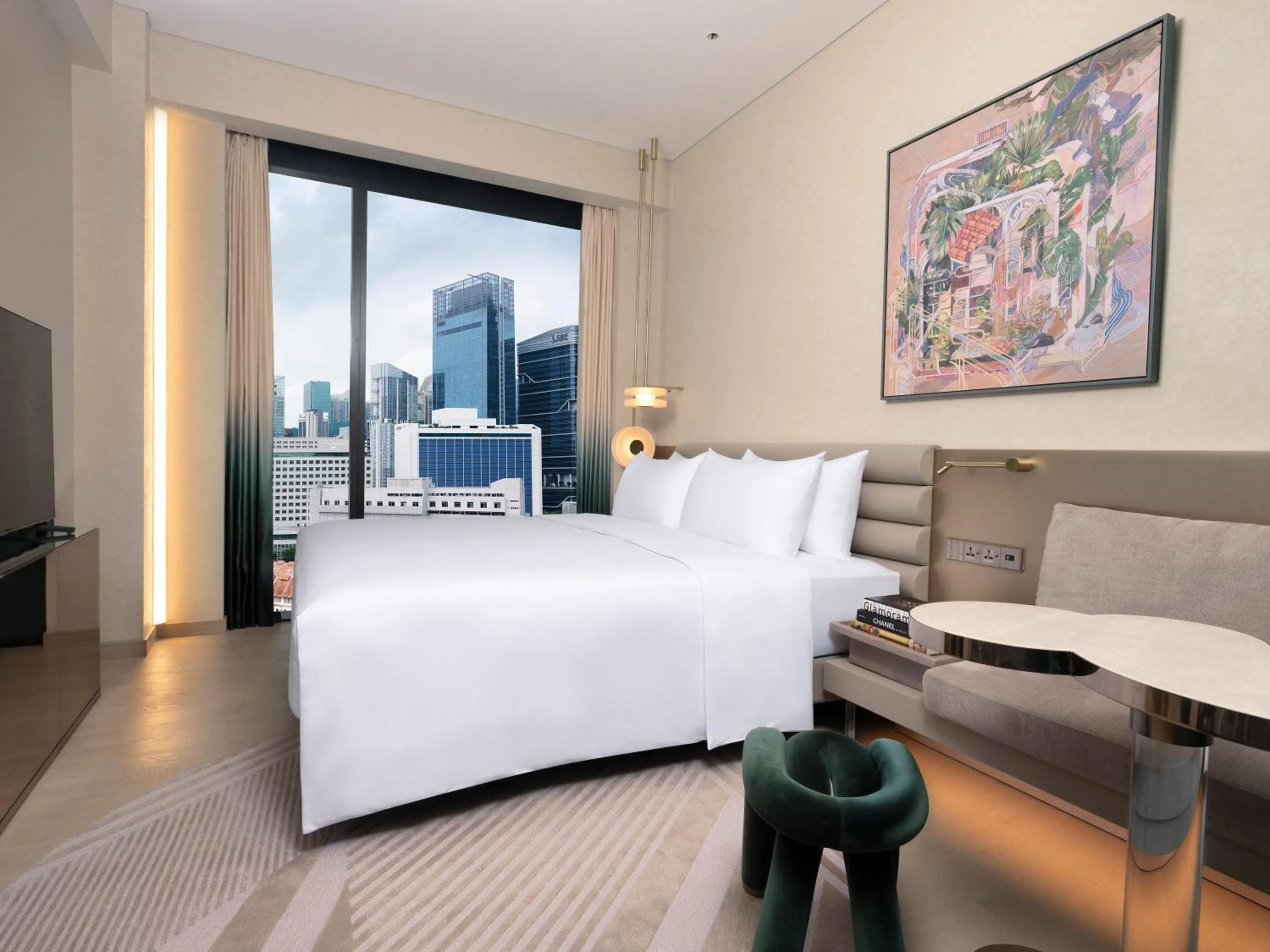 Bedroom, Bed in Mondrian Singapore Duxton