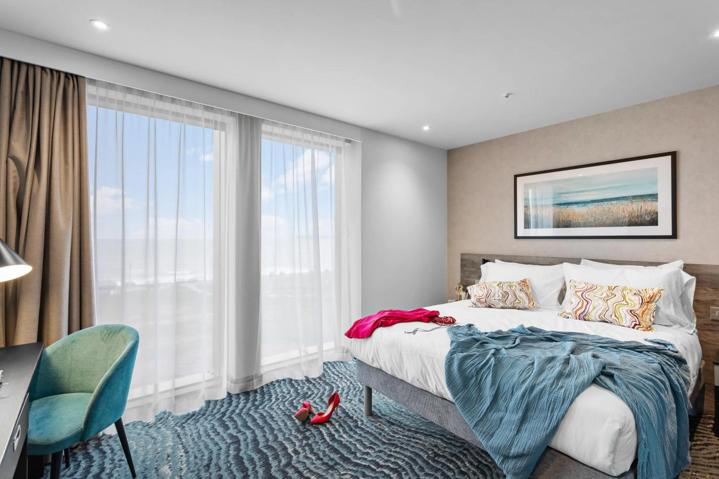 Bedroom, Bed in ibis Styles Paignton