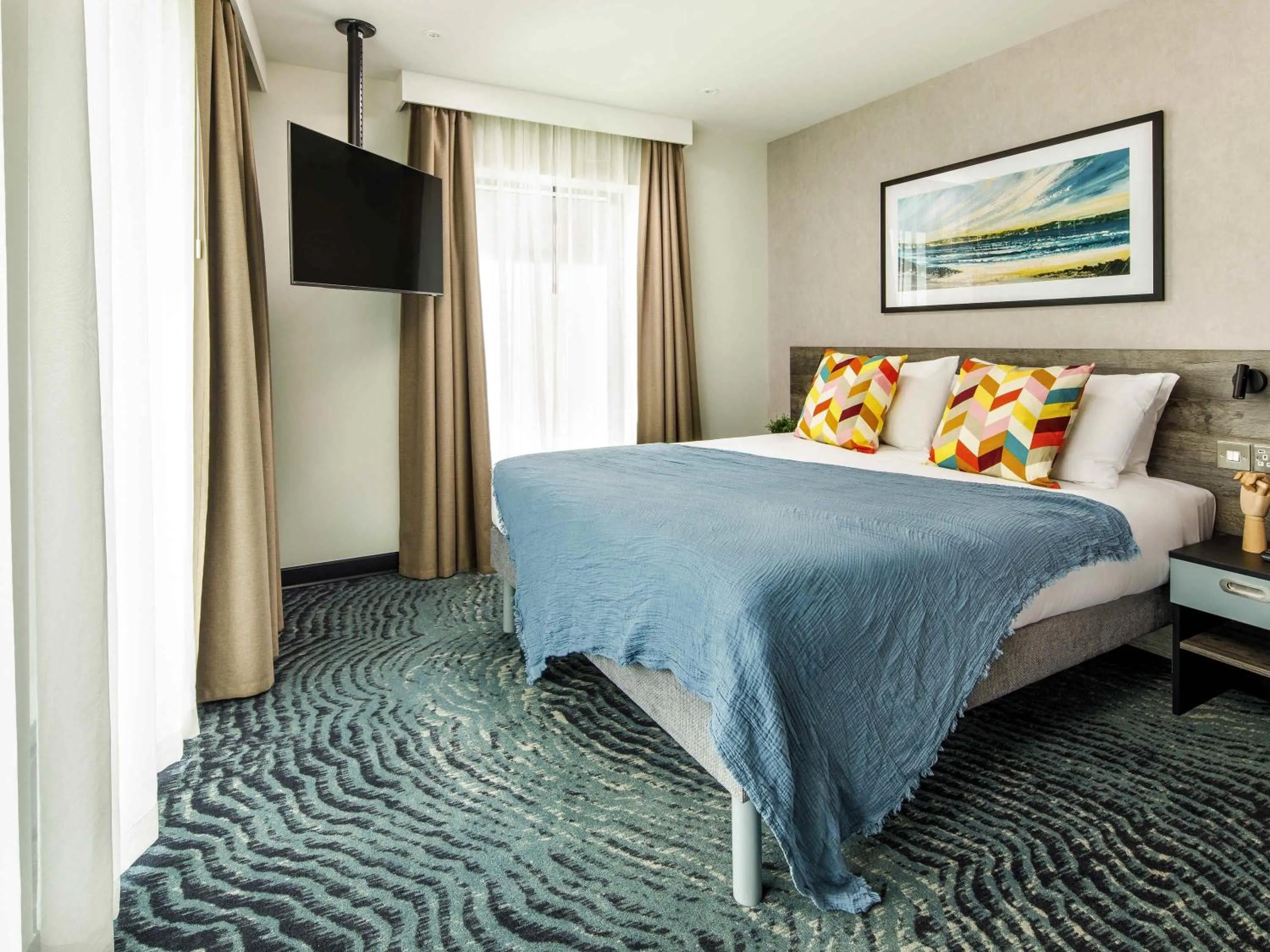 Bedroom, Bed in ibis Styles Paignton