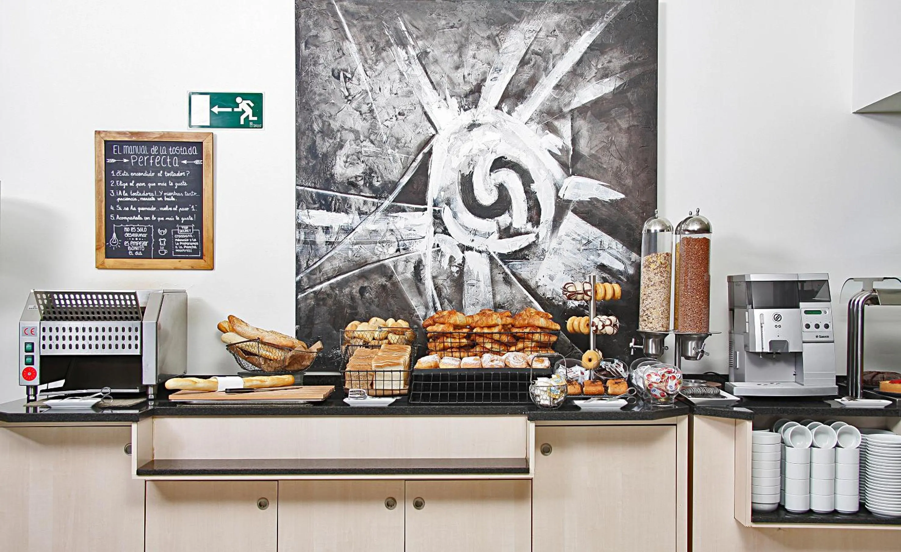 Buffet breakfast in Hotel Zentral Ave