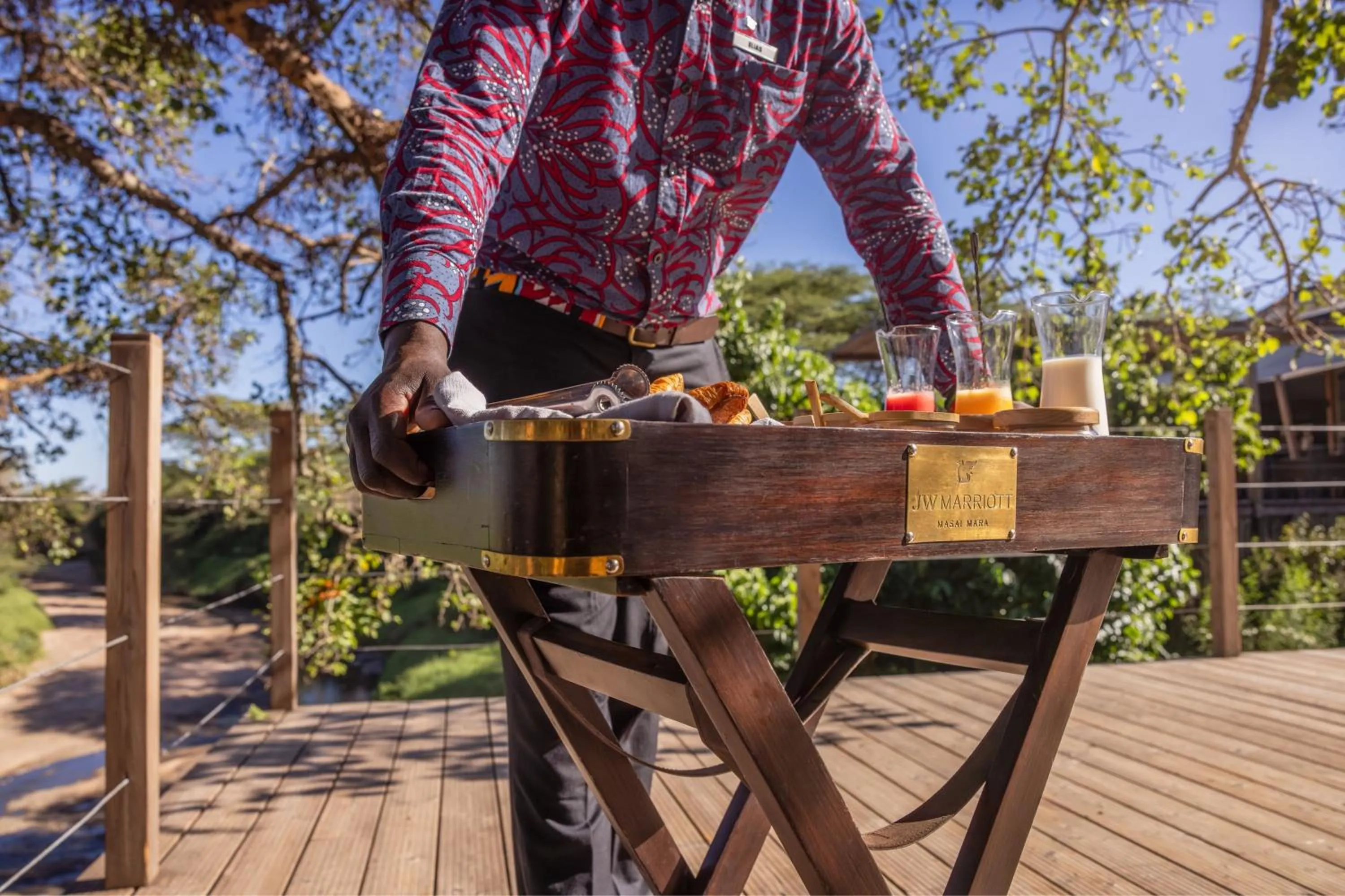 Breakfast in JW Marriott Masai Mara Lodge