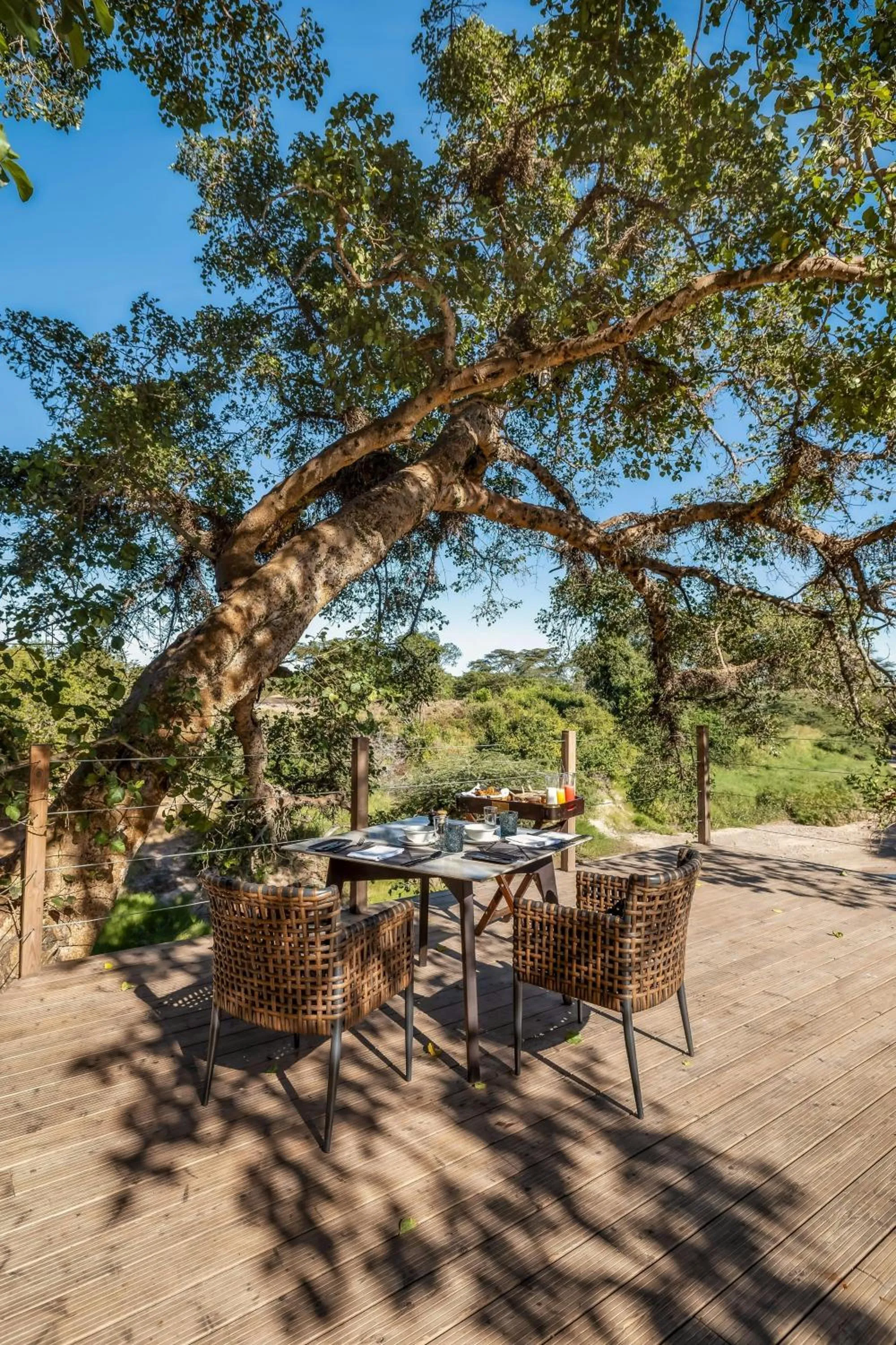 Breakfast in JW Marriott Masai Mara Lodge