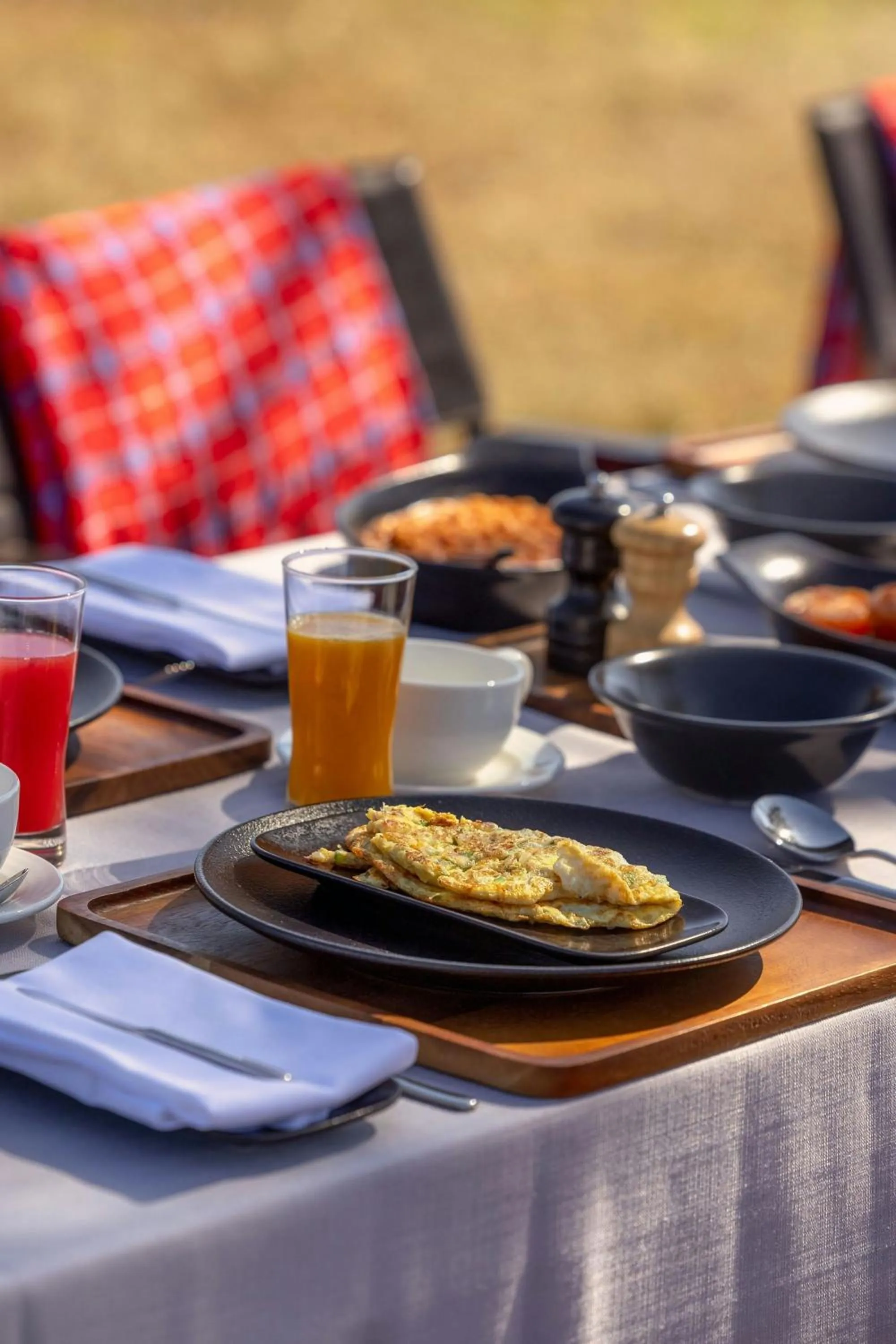 Breakfast in JW Marriott Masai Mara Lodge