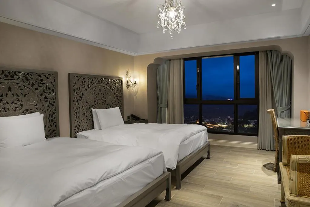 Bed in 格拉斯行館 Grasse Grace Manor 苗栗唯一SLH會員