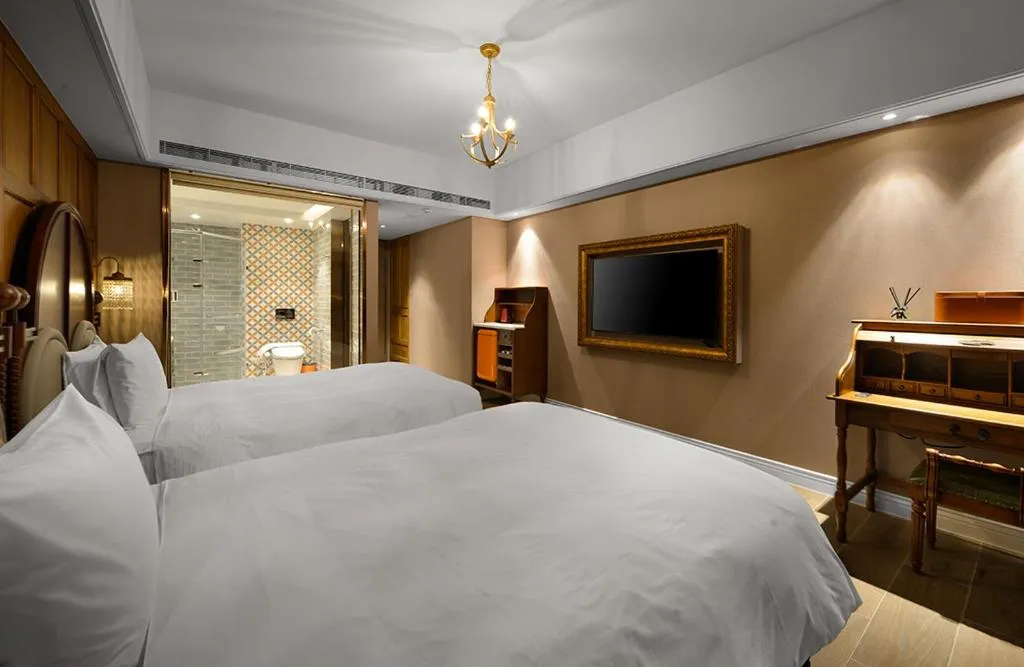 Bed in 格拉斯行館 Grasse Grace Manor 苗栗唯一SLH會員