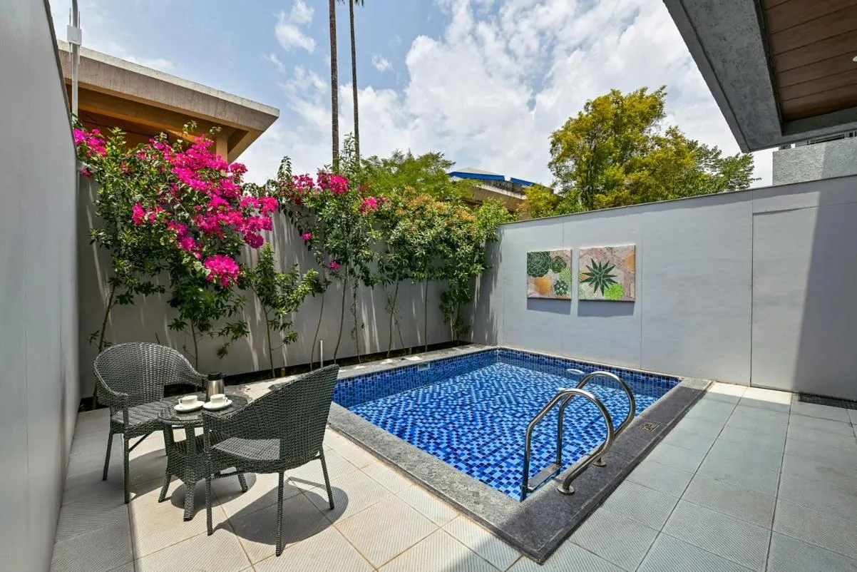 Pool view in Meritas Aura Resort