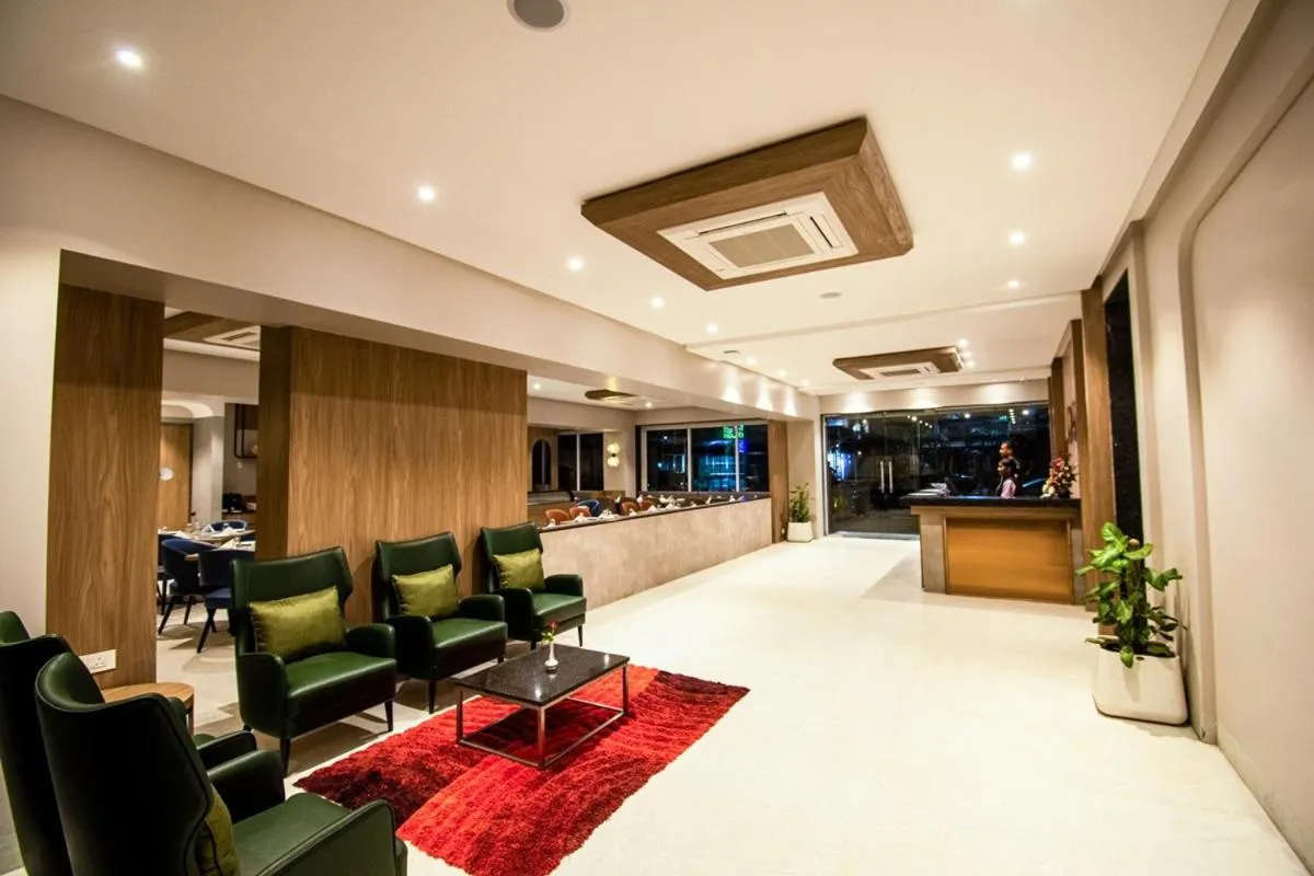 Seating area in Meritas Aura Resort