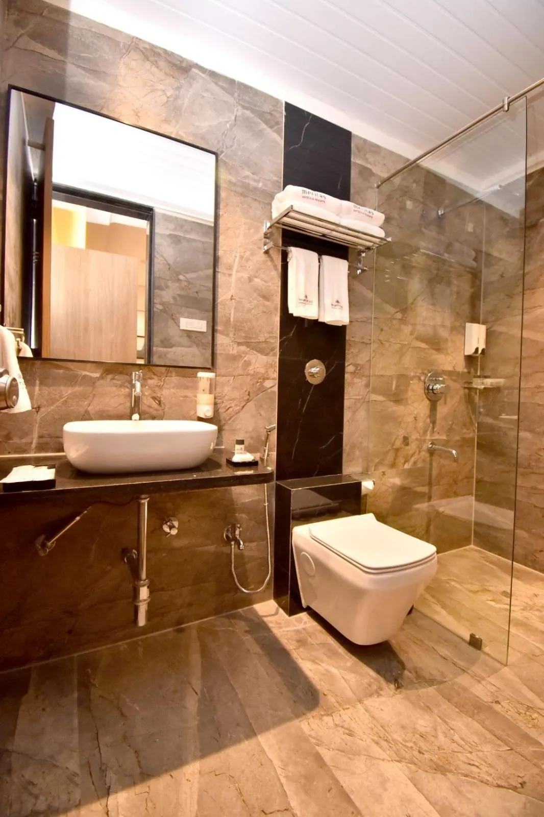 Toilet in Meritas Aura Resort