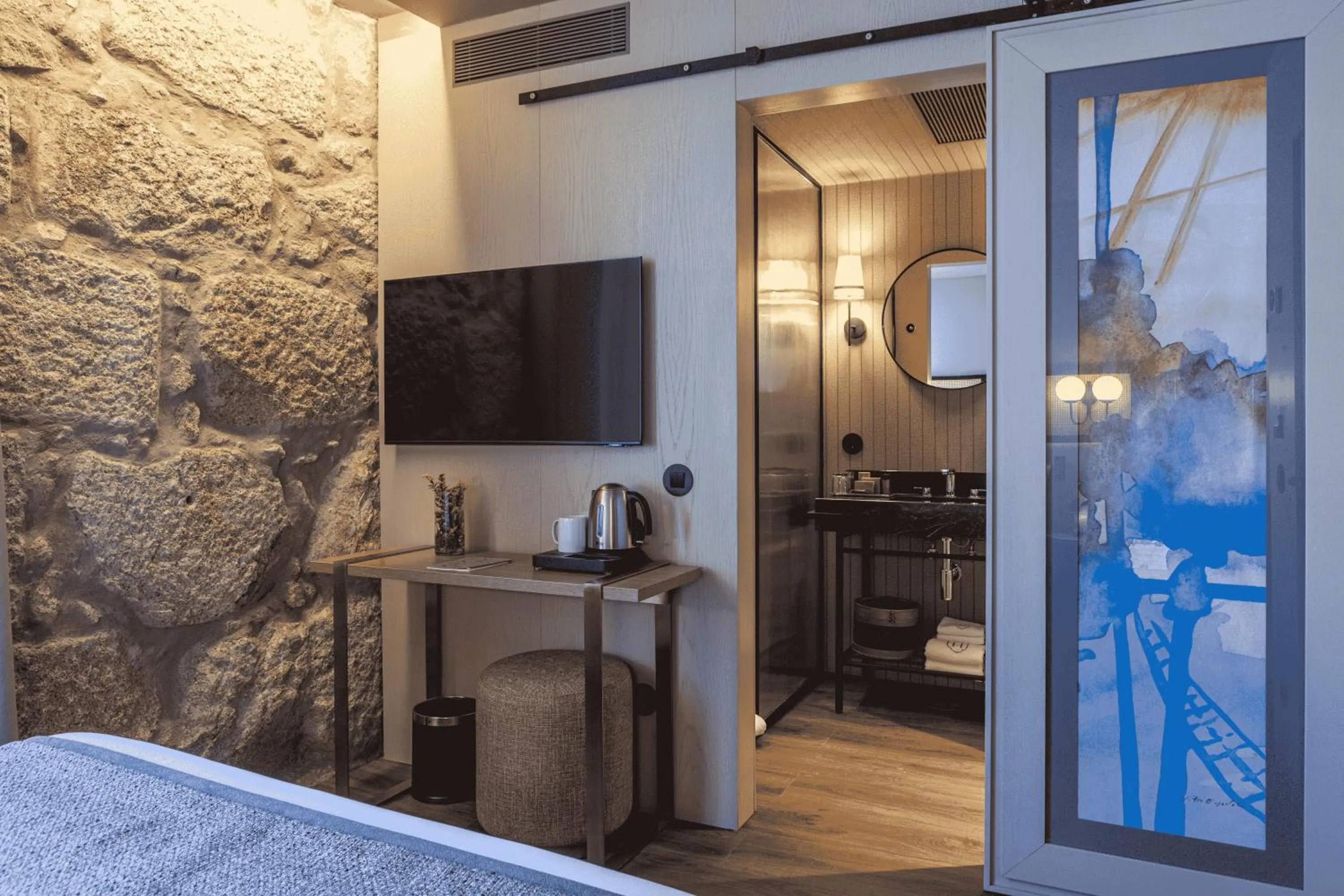 Bathroom, Bed in Timbre Virtudes