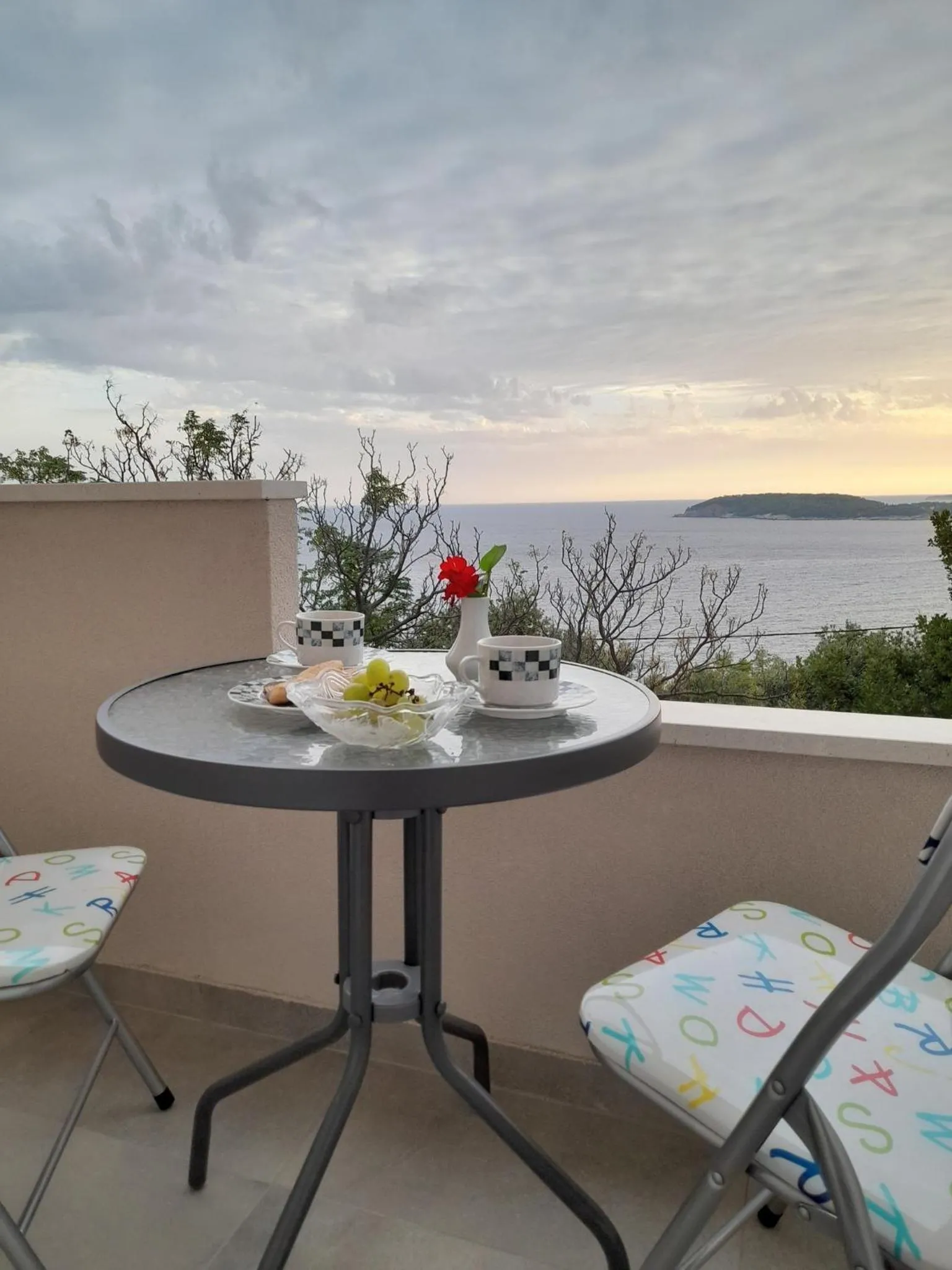 Balcony/Terrace in Holiday Home Sea Vision