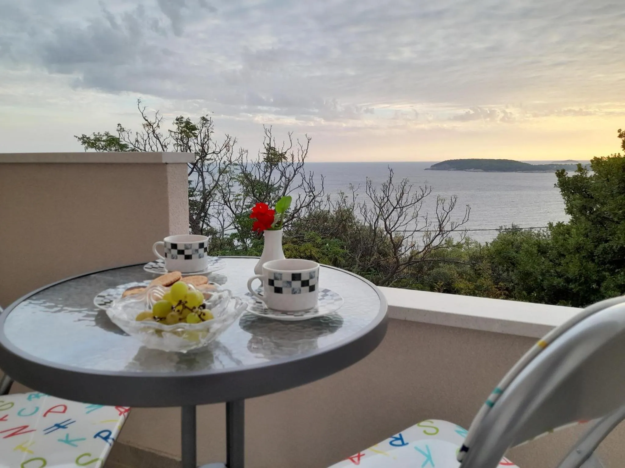 Balcony/Terrace in Holiday Home Sea Vision