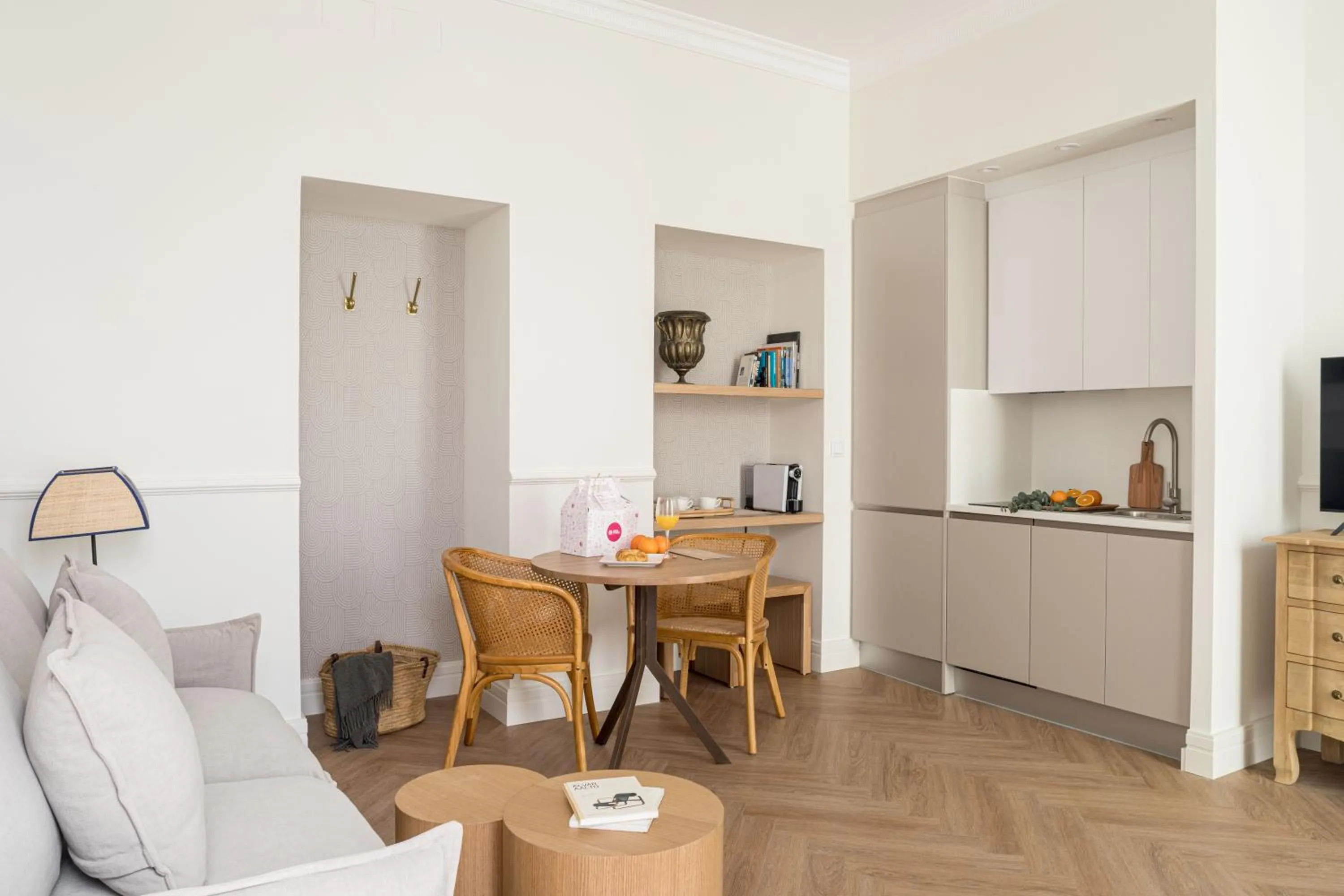 kitchen in Mylu Suites by Puerta Catedral