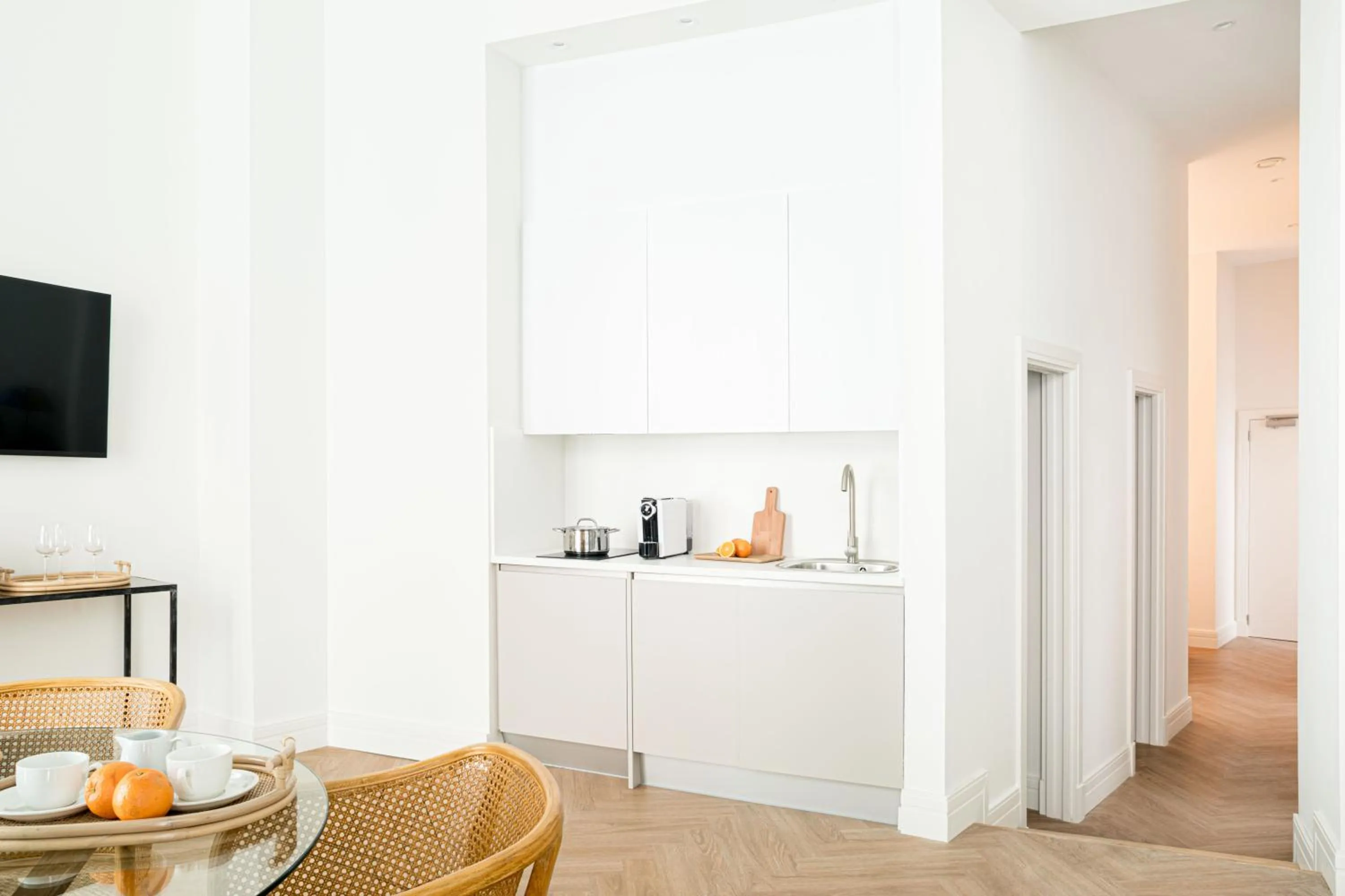 kitchen in Mylu Suites by Puerta Catedral