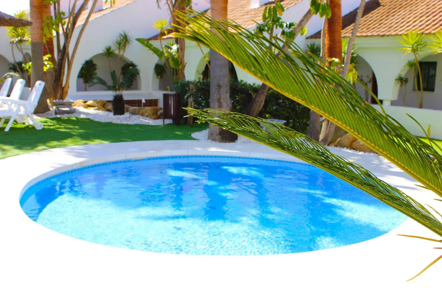 Swimming pool in Hotel Apartamentos Manilva Sun