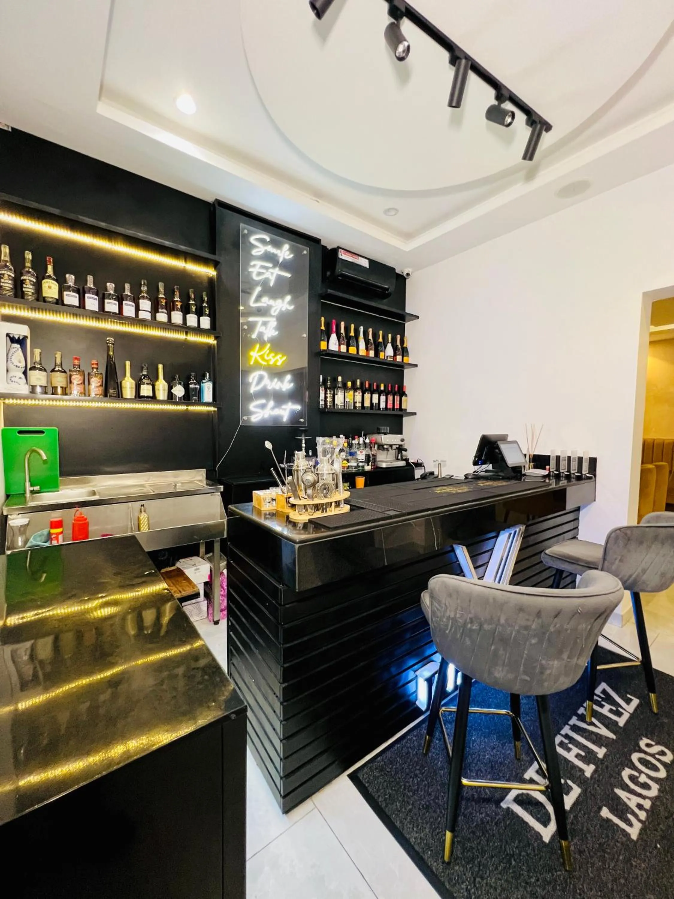 Lounge or bar in De Fivez