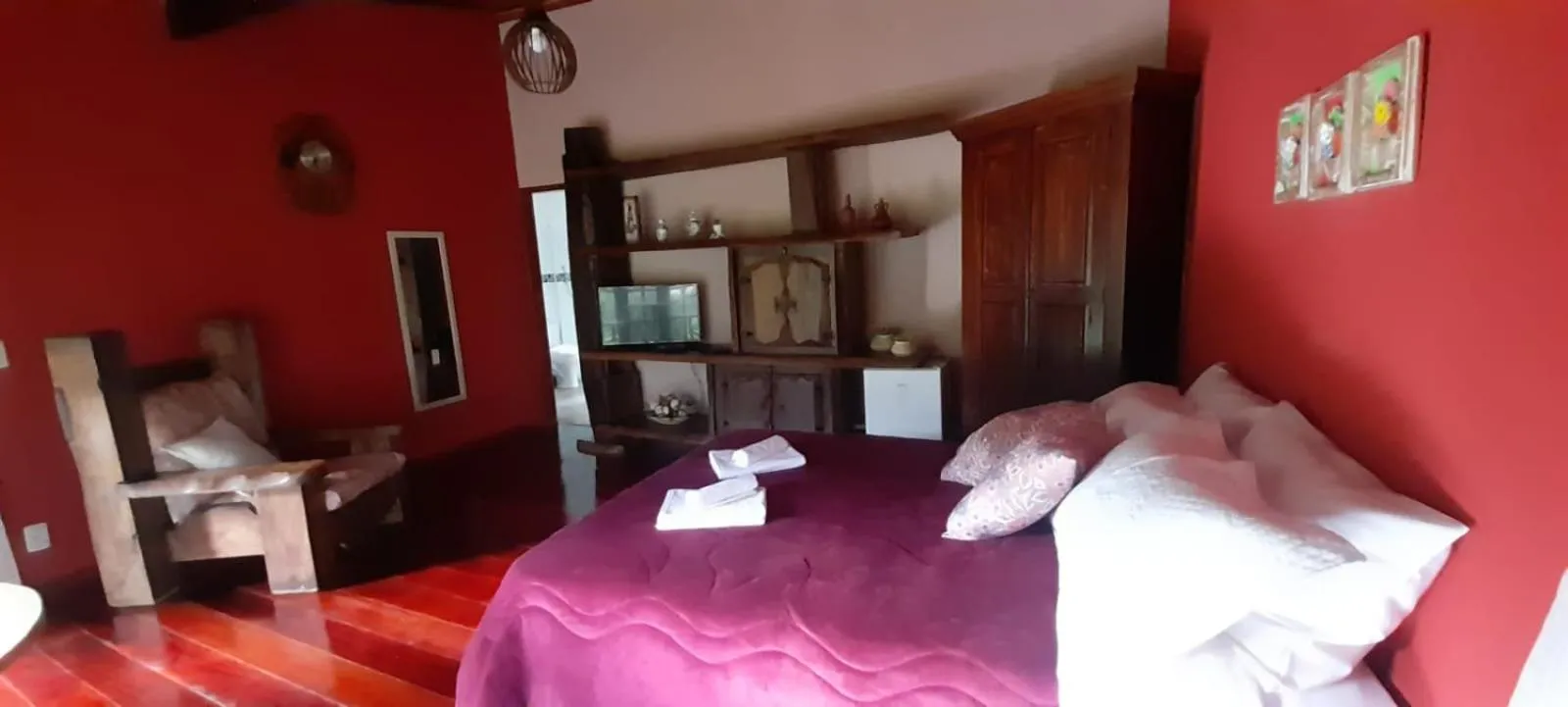 Bed in Pousada Bosque do Visconde