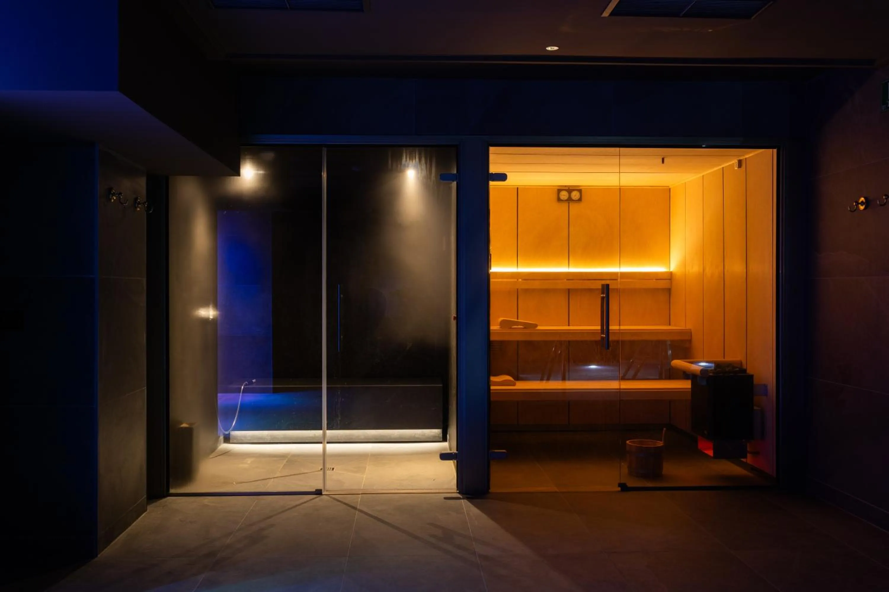 Sauna in Hotel Luze Boutique San Sebastian