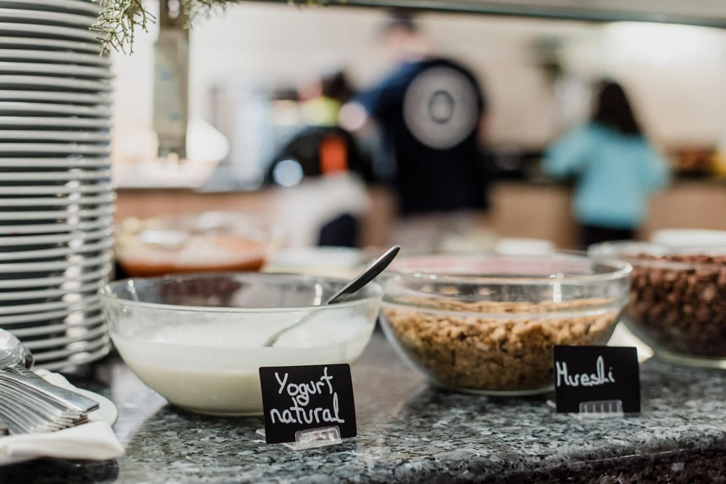 Buffet breakfast in Mont Blanc