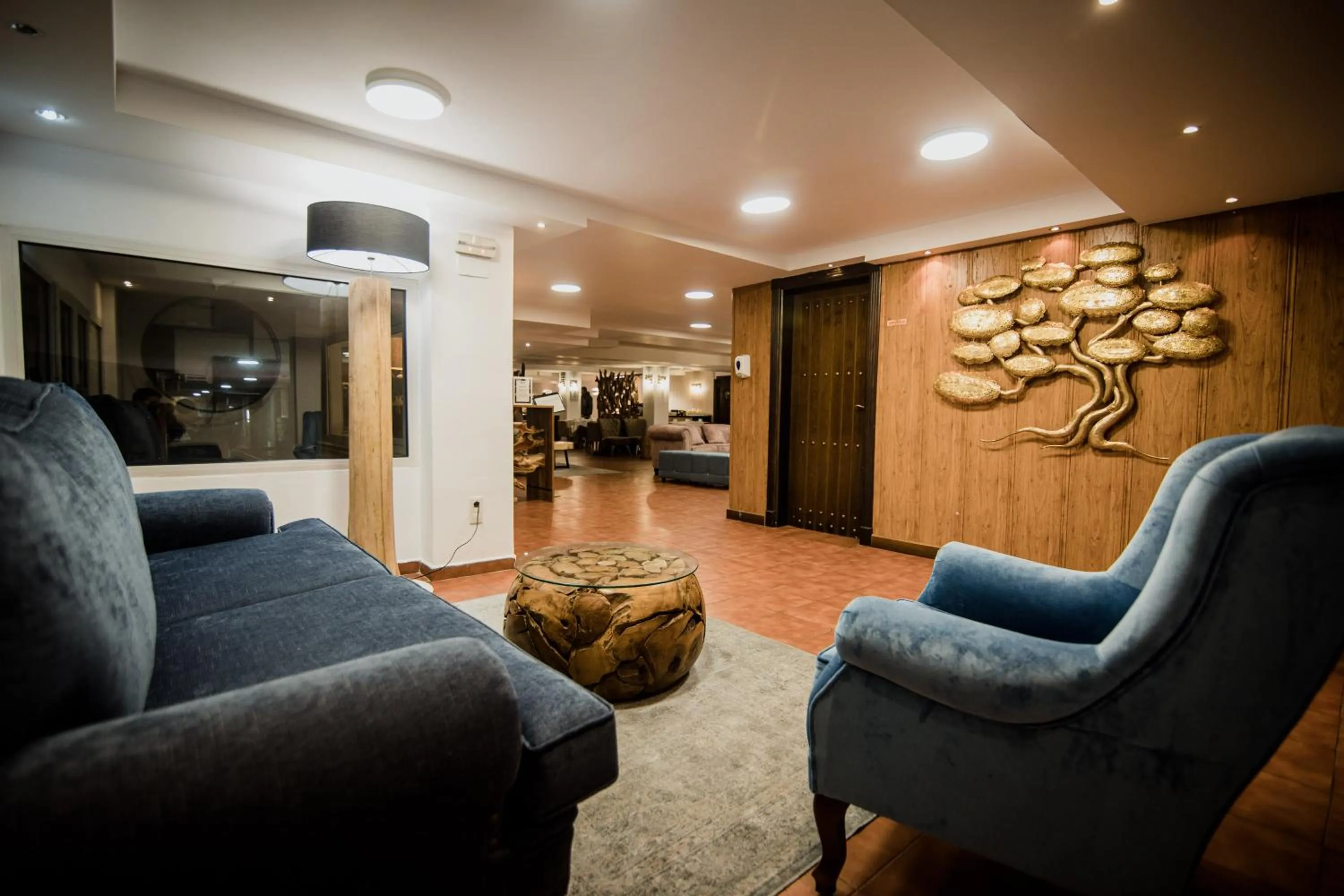 Seating area in Mont Blanc